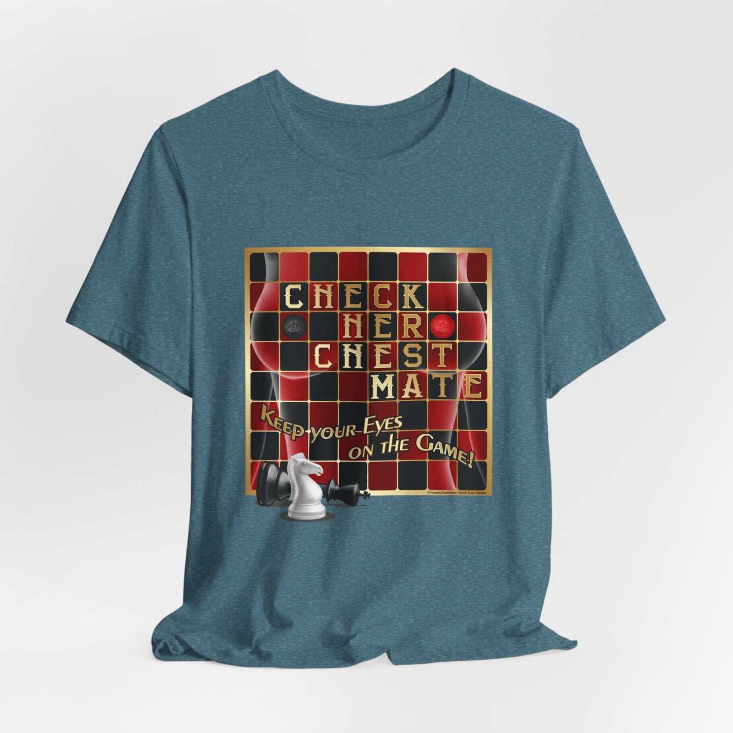 DK213: Checker Chessmate - Unisex S/S T-Shirt