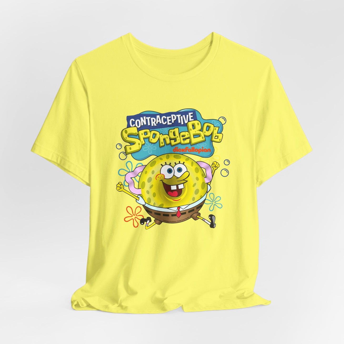DK196: Contraceptive SpongeBob - Unisex S/S T-Shirt