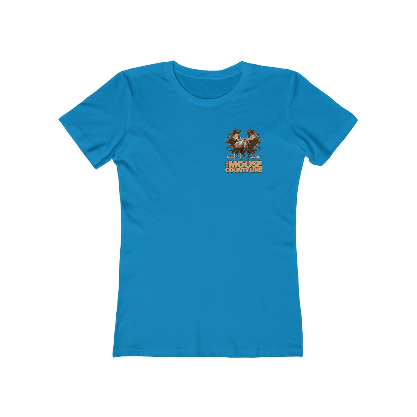 Moose Lodge 2427 - Moose Antlers - Women's T-Shirt (Front & Back Prints)