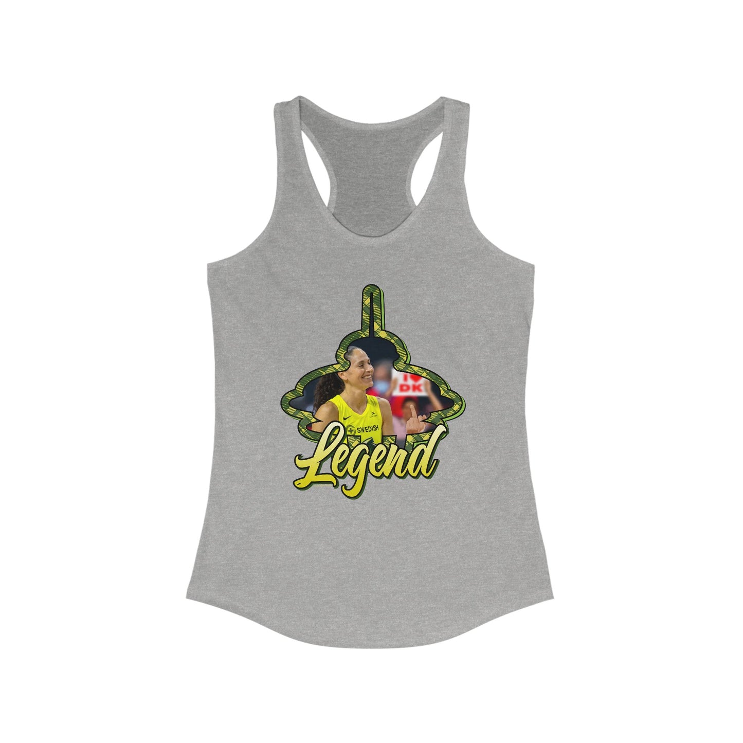 DK33: Give 'em the Bird (Sue Edition) - Ladies Racerback Tank