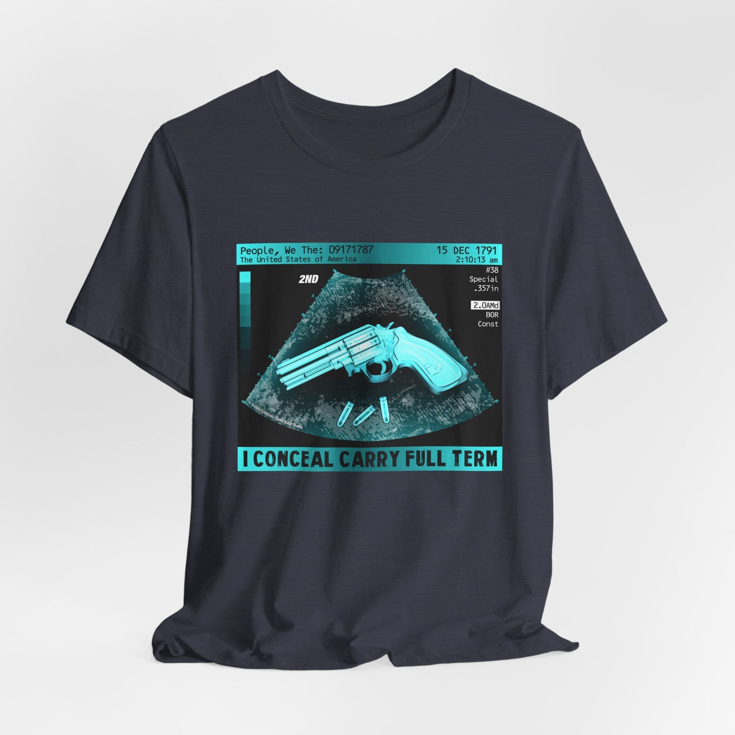 DK73: I Conceal Carry Full Term - Unisex S/S T-Shirt