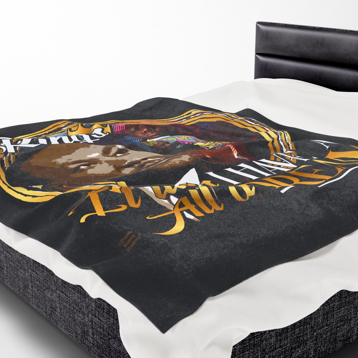 DK50: King Recognize King - Velveteen Plush Blanket