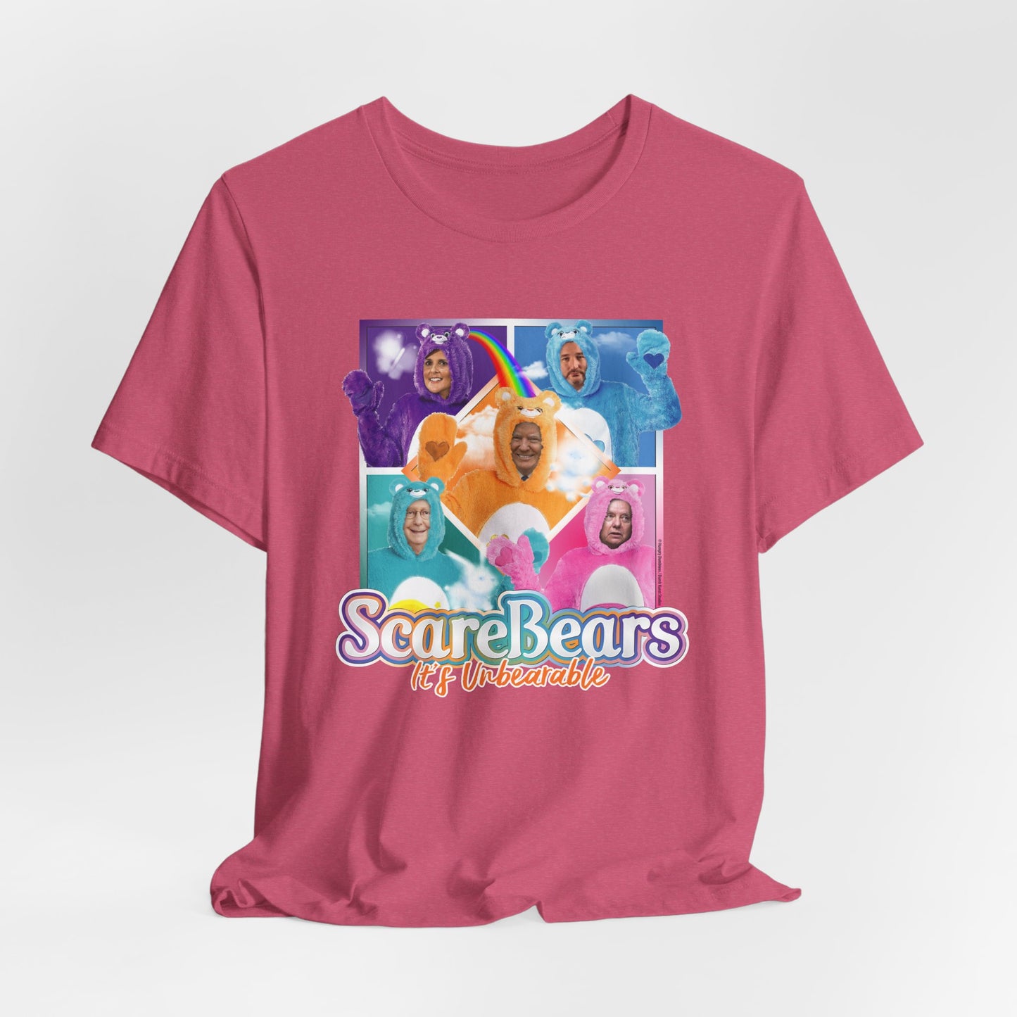 DK113: It's Unbearable (Scare Bears Edition) - Unisex S/S T-Shirt