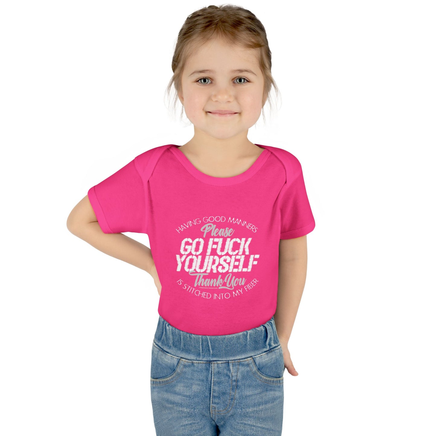 DK90: Please & Thank You (Go Fuck Yourself) - Infant Sized Onsie