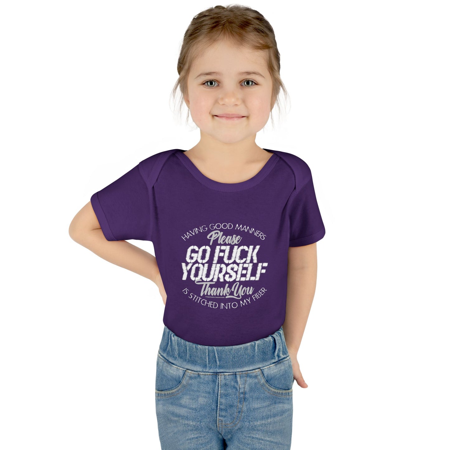 DK90: Please & Thank You (Go Fuck Yourself) - Infant Sized Onsie