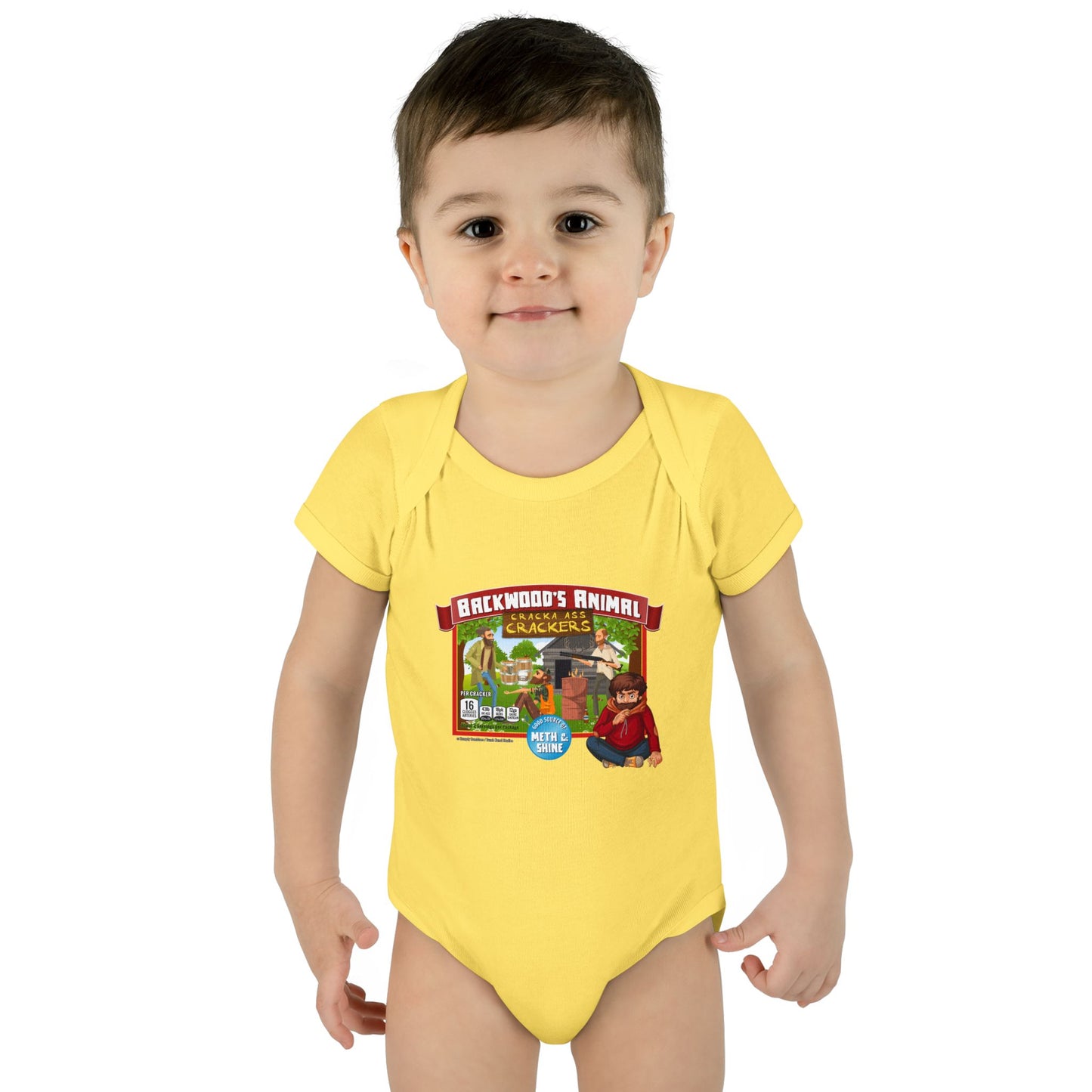 DK77: Animal Cracka' Ass Crackas - Infant Sized Onsie