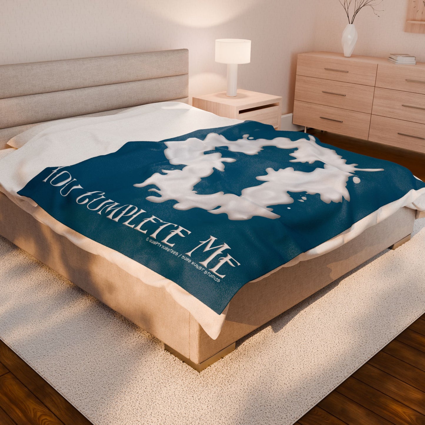 DK38: You Cumplete Me - Velveteen Plush Blanket