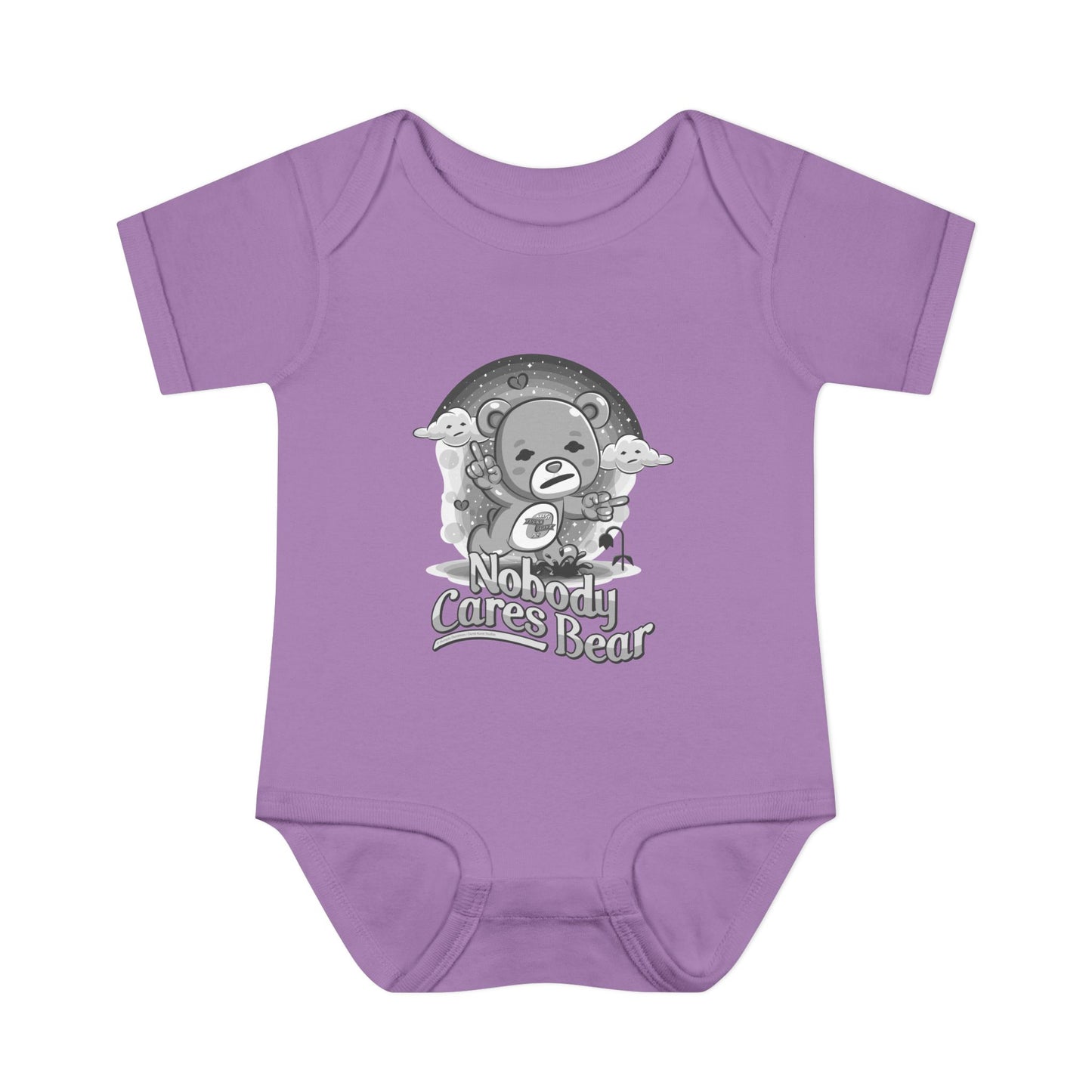 DK227: Nobody Cares Bear - Infant Sized Onsie