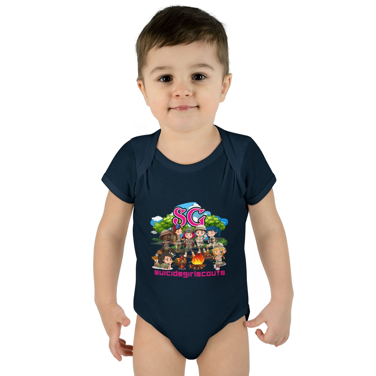 DK66: Suicide Girlscouts - Infant Sized Onsie