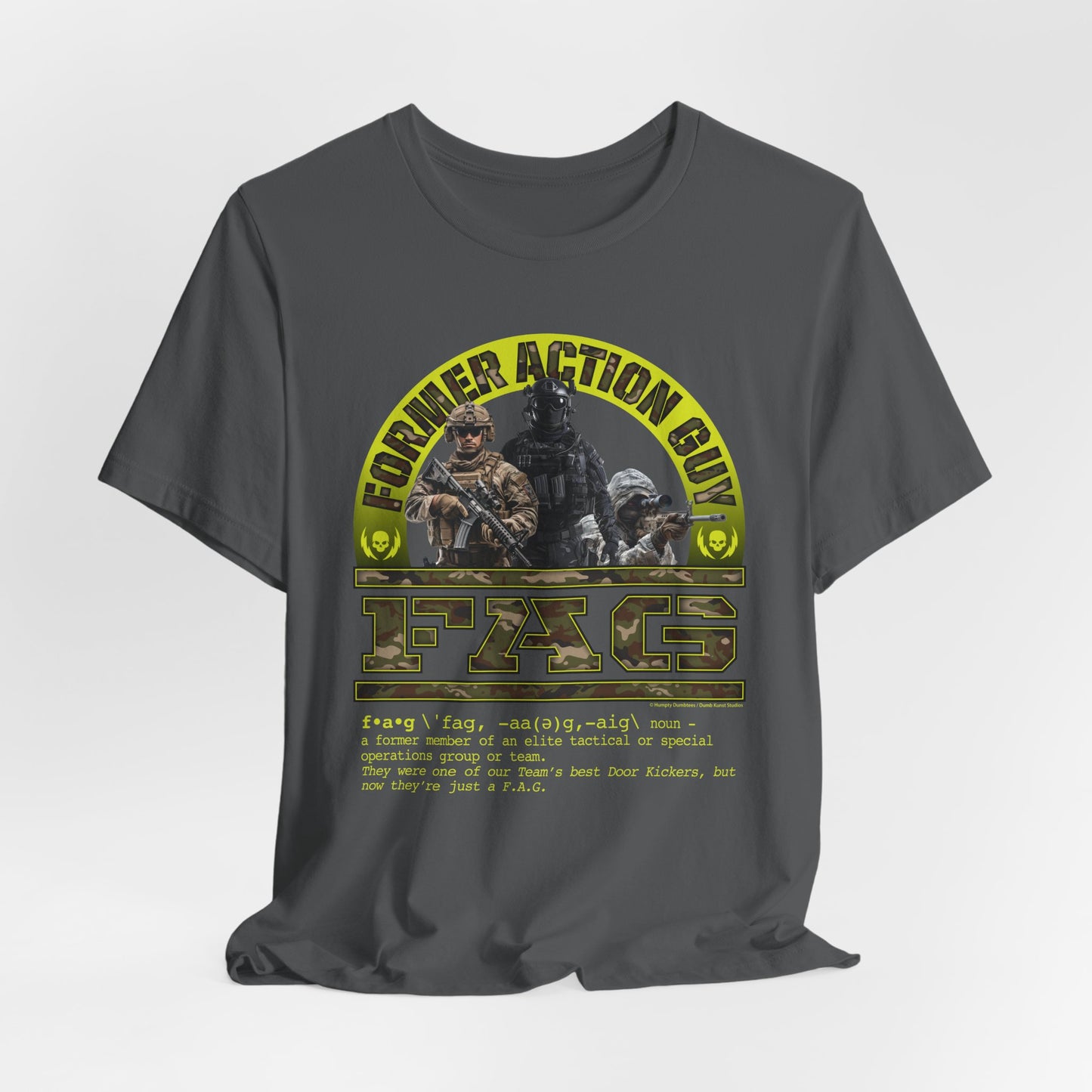 DK238: Fierce And Glorious (Former Action Guy Edition) - Unisex S/S T-Shirt