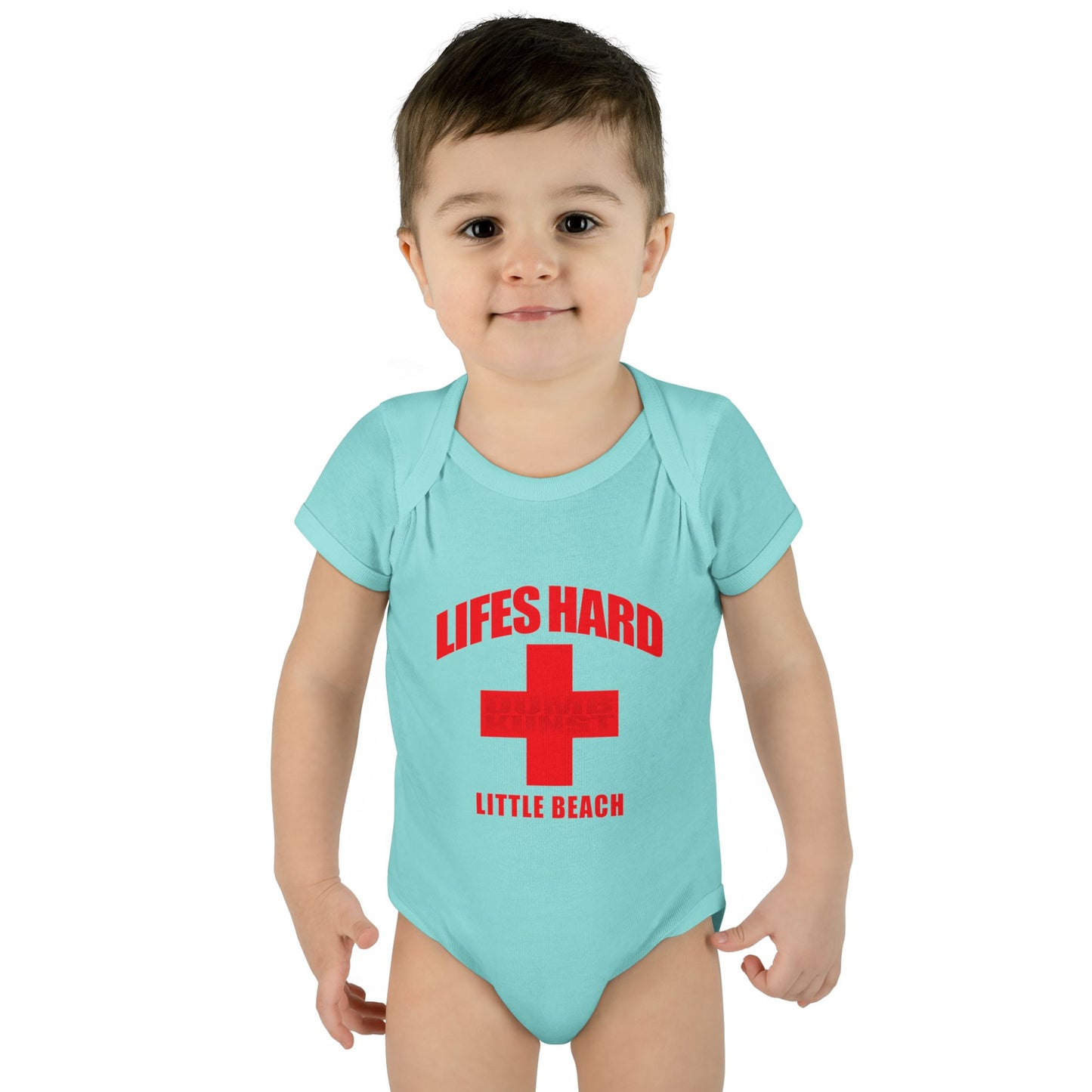 DK42: LIFESHARD - Little Beach - Infant Sized Onsie