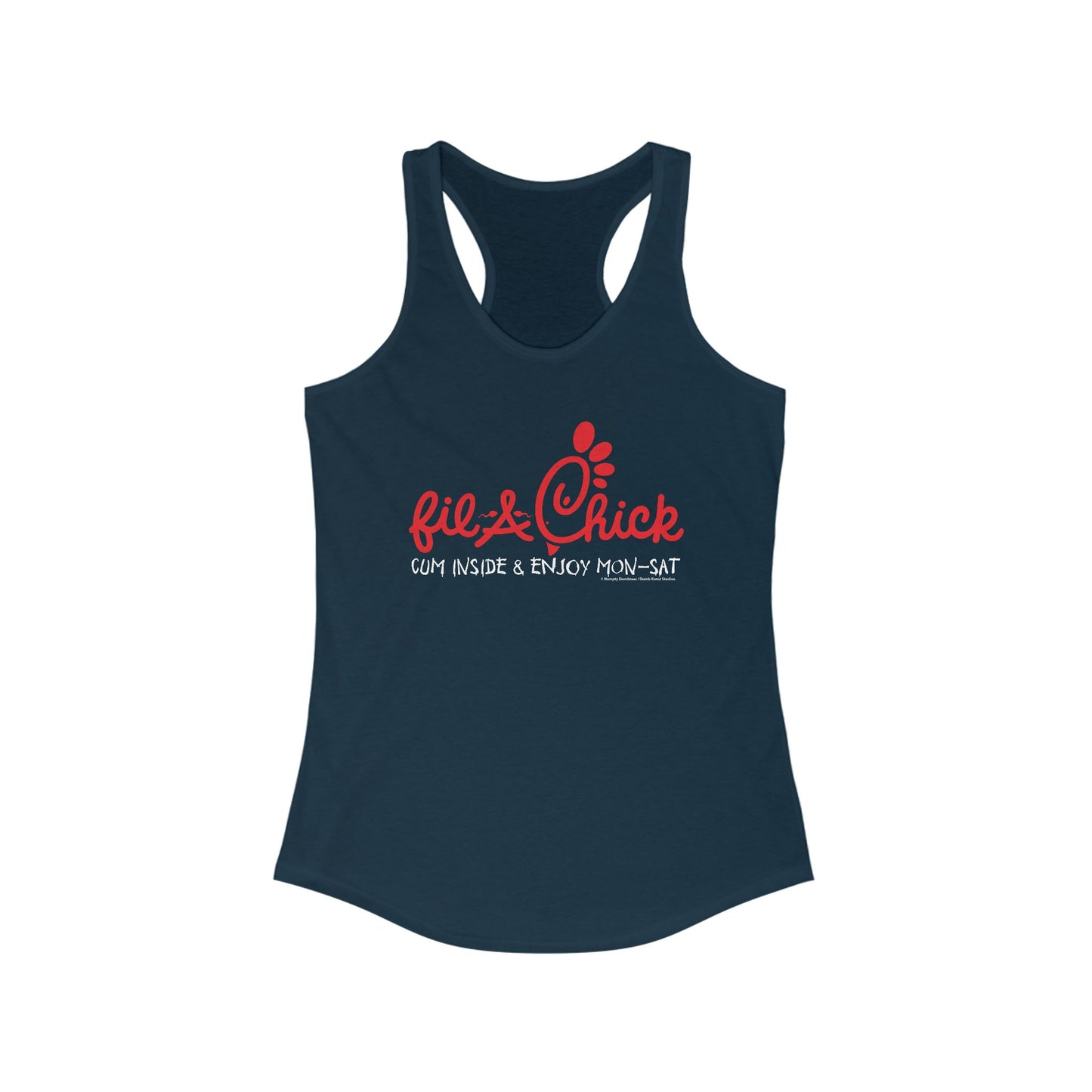 DK87: Fil-A-Chick - Ladies Racerback Tank