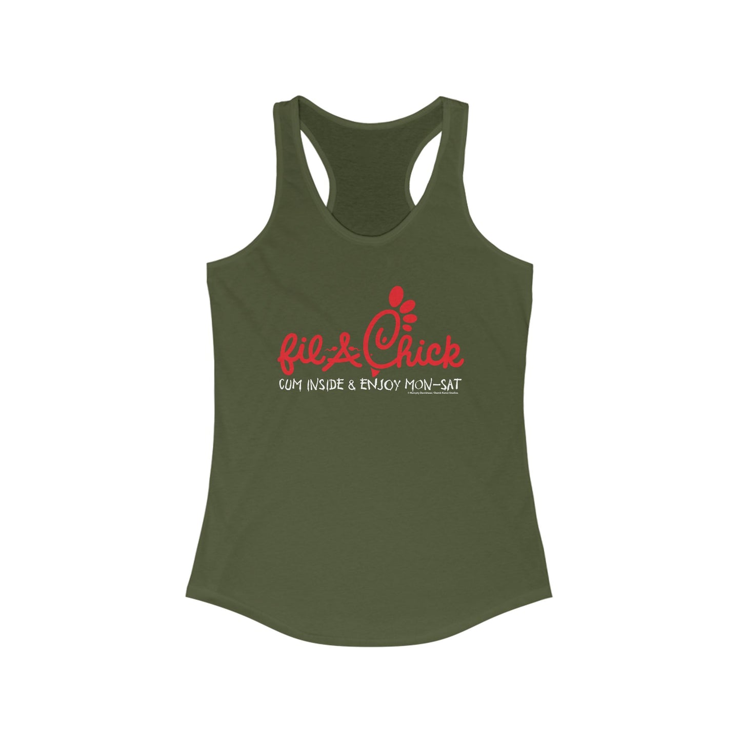 DK87: Fil-A-Chick - Ladies Racerback Tank