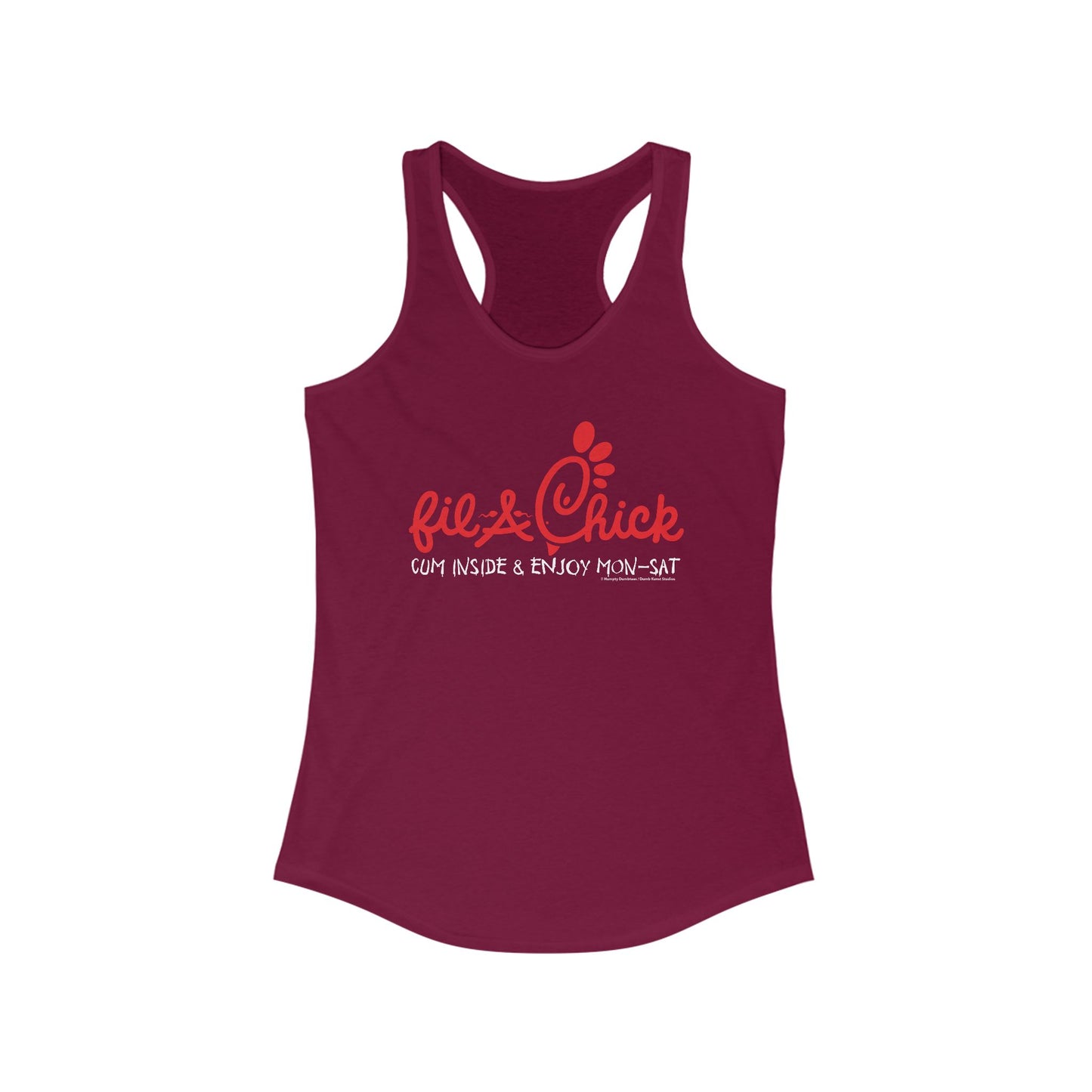 DK87: Fil-A-Chick - Ladies Racerback Tank