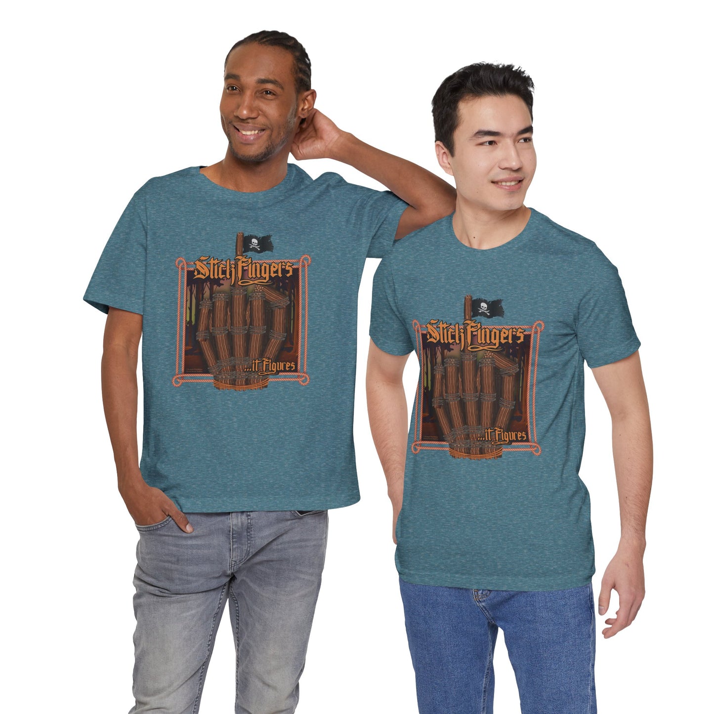 DK218: It Stick Figures - Unisex S/S T-Shirt