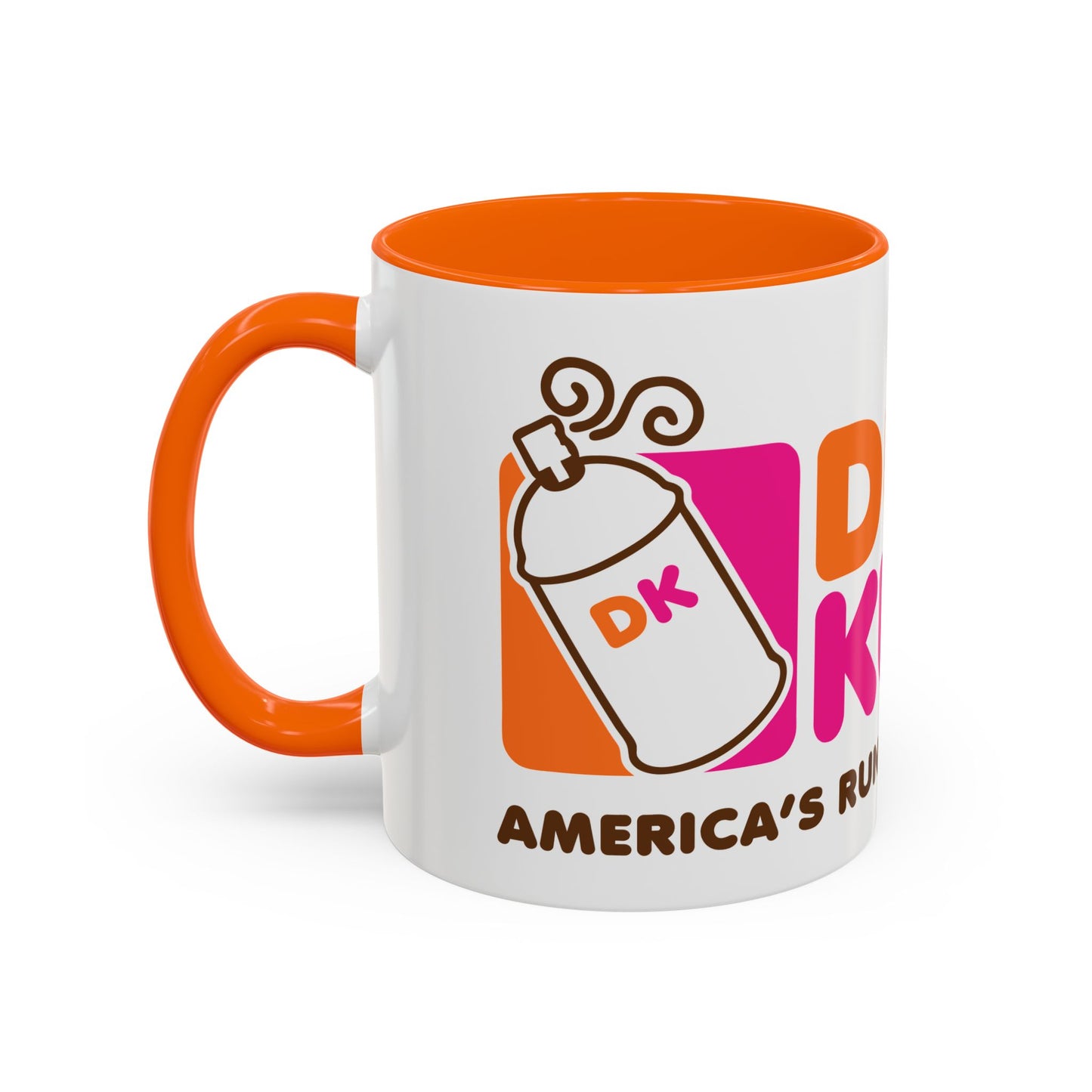 DK11: America Runs on Dumb Kunst (Logo Edition) - Ceramic Coffee Mugs