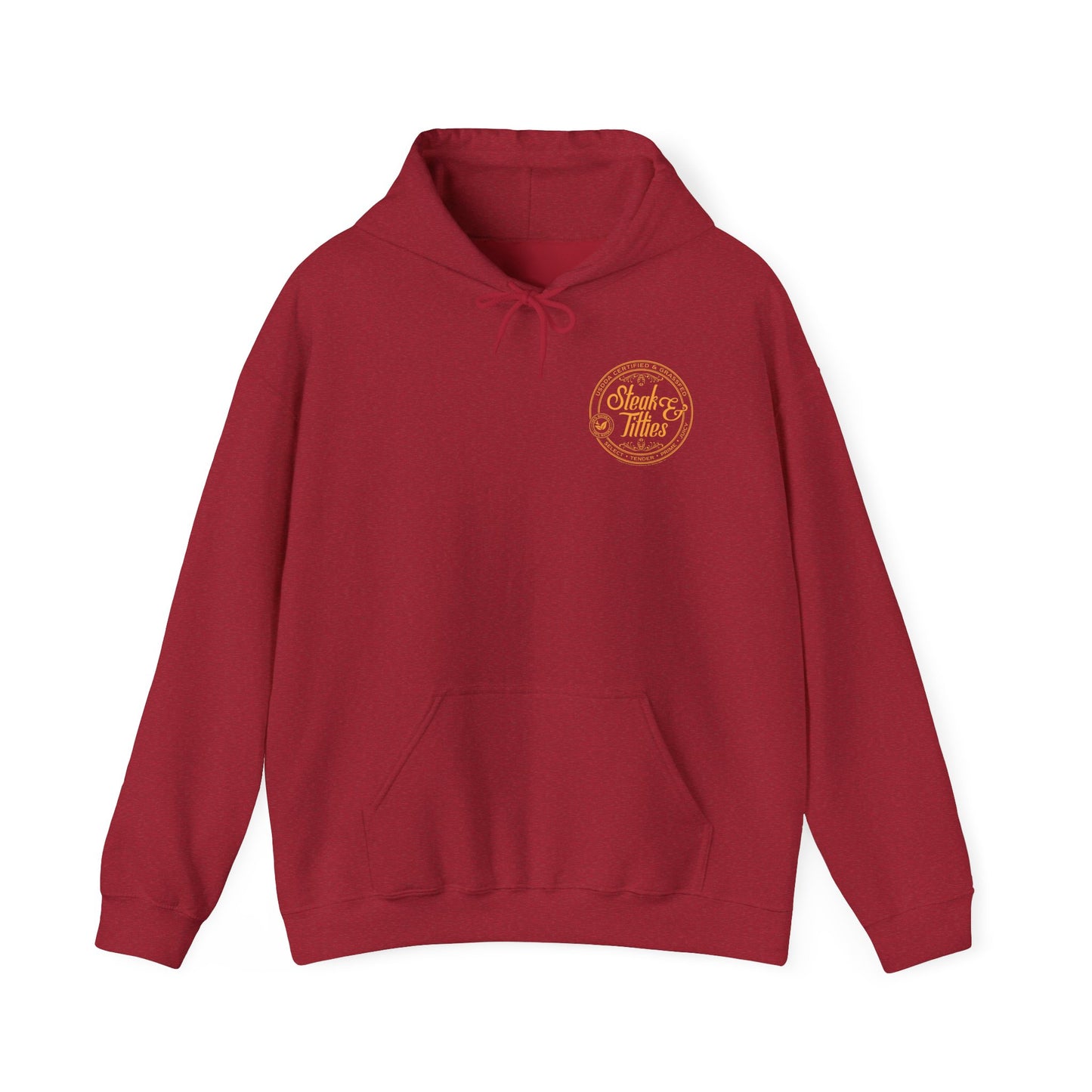 DK225: Steak & Titties - Adult Hooded Sweatshirt