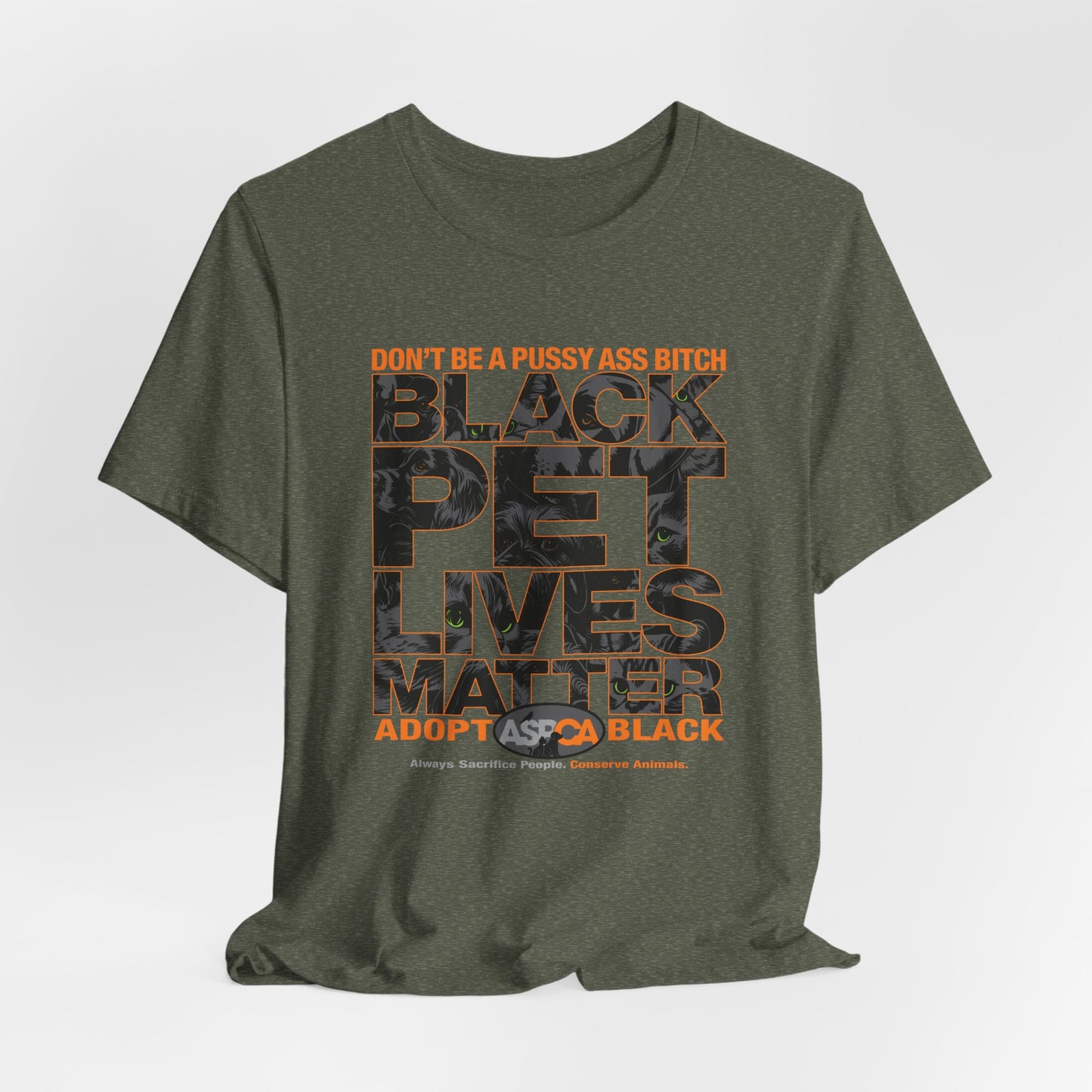 DK219: ASPCA (Black Pet Edition) - Unisex S/S T-Shirt