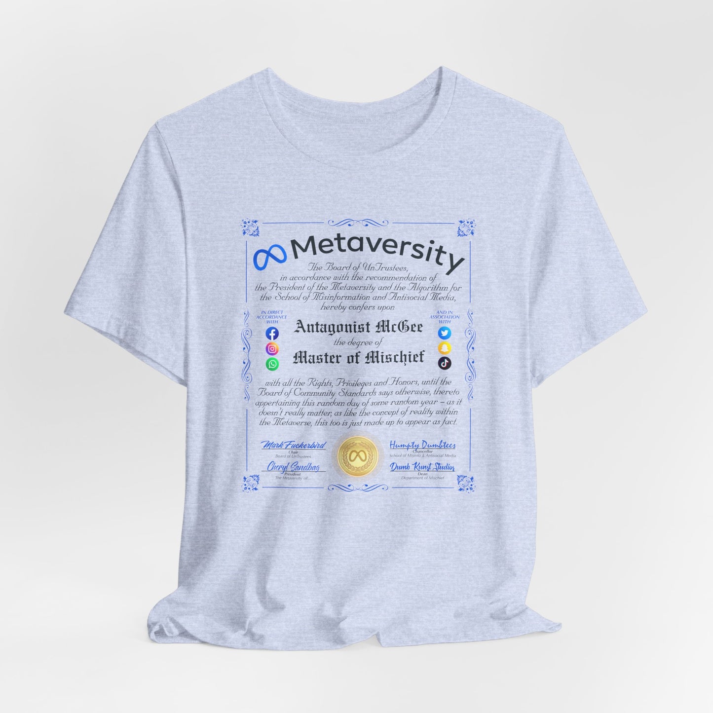 DK160: The Metaversity Of... - Unisex S/S T-Shirt