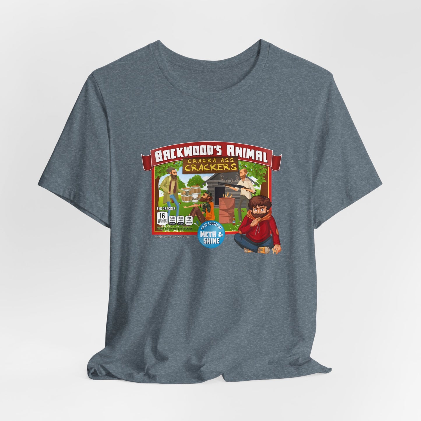 DK77: Animal Cracka' Ass Crackas - Unisex S/S T-Shirt
