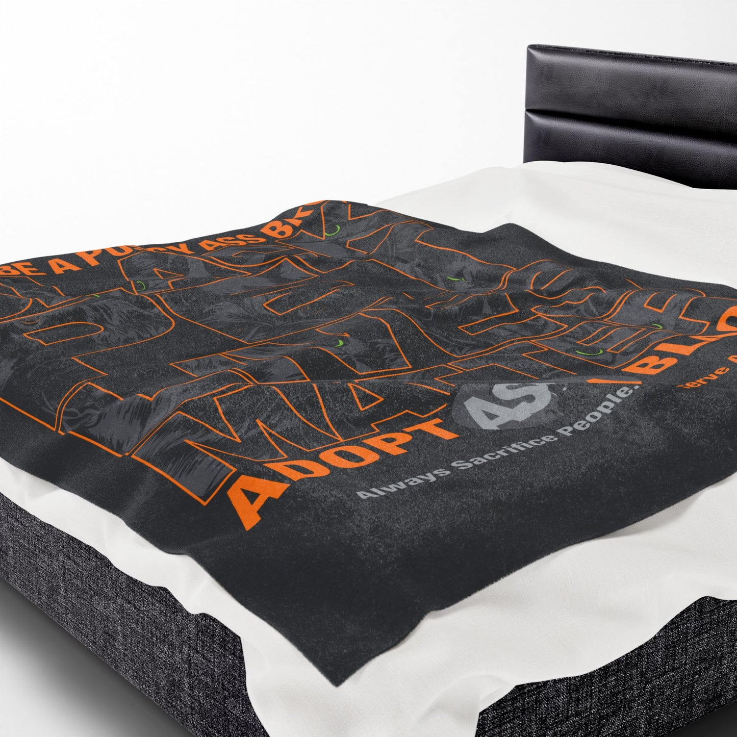 DK219: ASPCA (Black Pet Edition) - Velveteen Plush Blanket