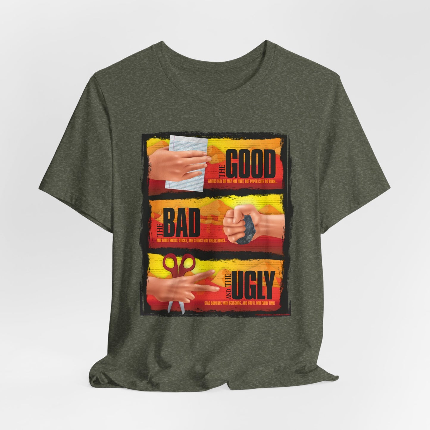 DK173: Roshambo Gone Wild West - Unisex S/S T-Shirt