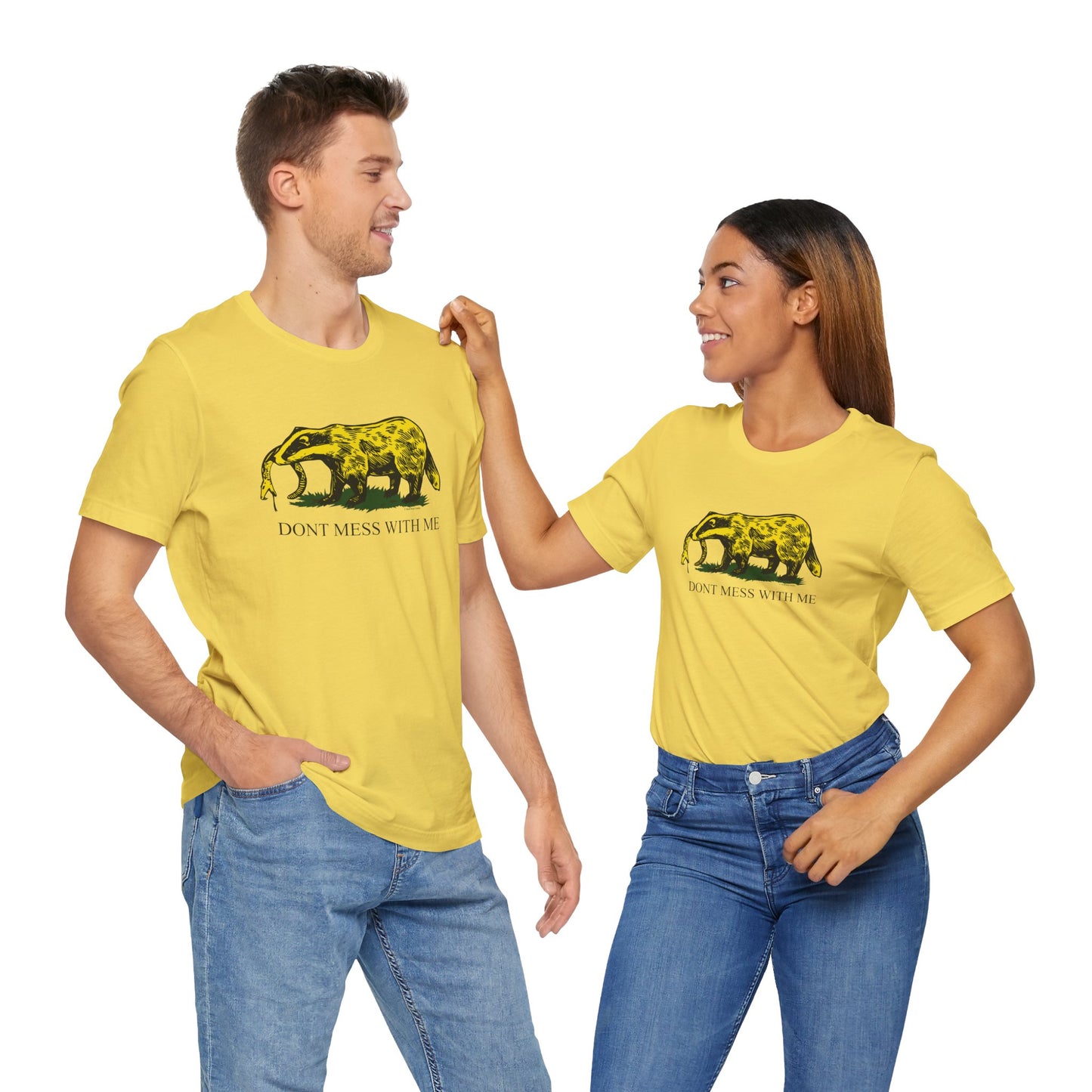 DK14: Honey Badger Don't Give a "Mess" - Unisex S/S T-Shirt