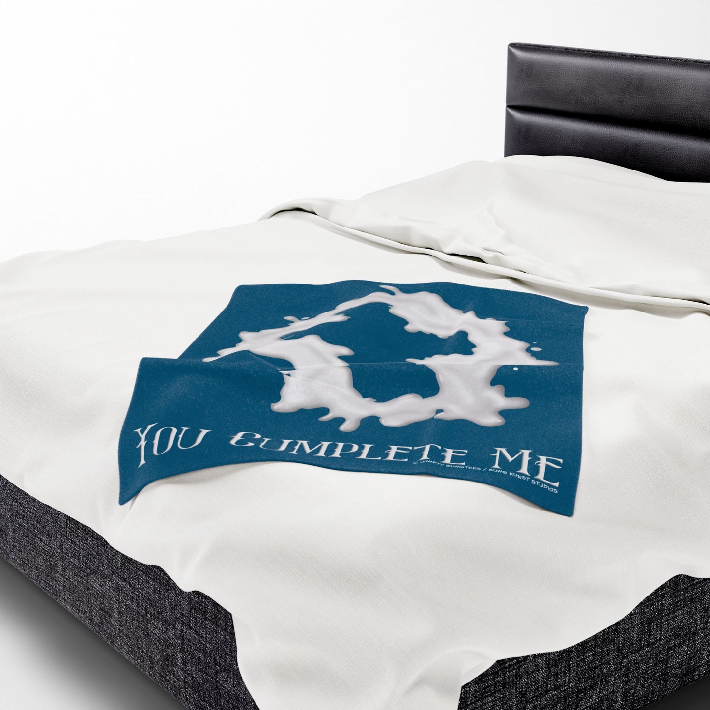 DK38: You Cumplete Me - Velveteen Plush Blanket