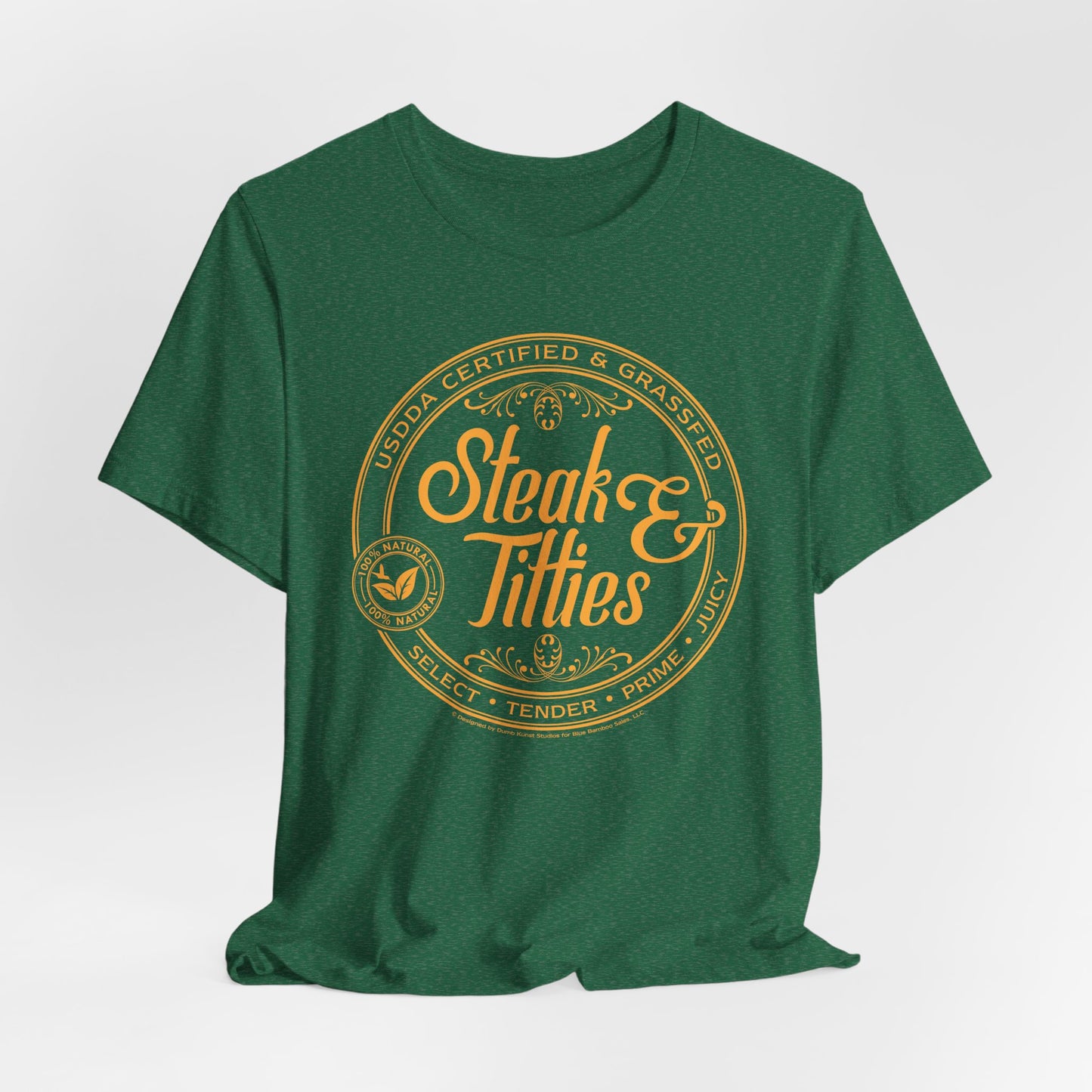DK225: Steak & Titties - Unisex S/S T-Shirt