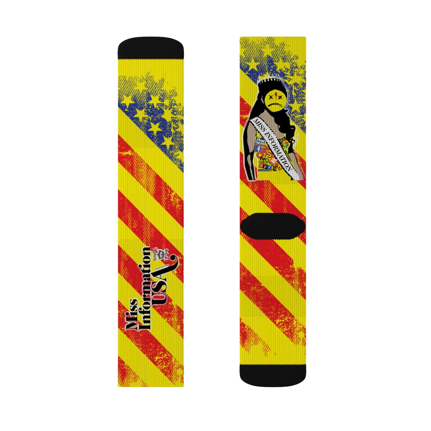 DK60: Miss Information USA - Sublimation Socks