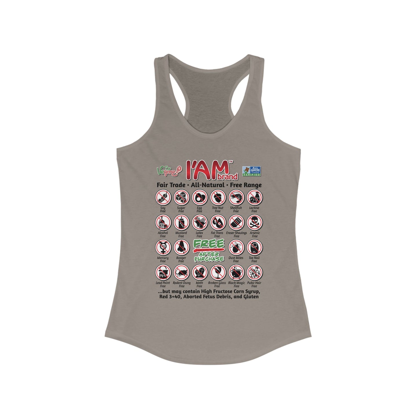 DK228: Free After Purchase - Ladies Racerback Tank