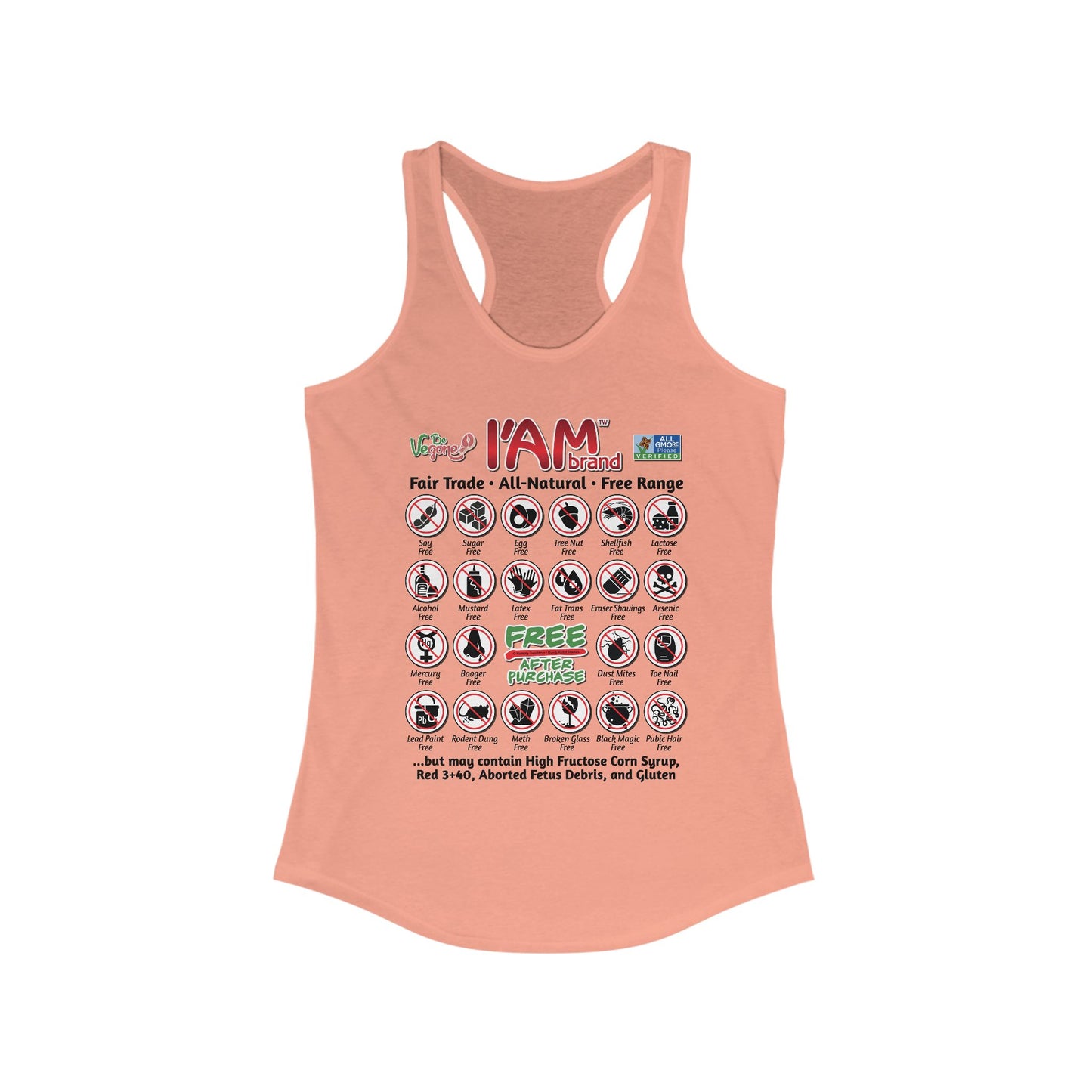 DK228: Free After Purchase - Ladies Racerback Tank