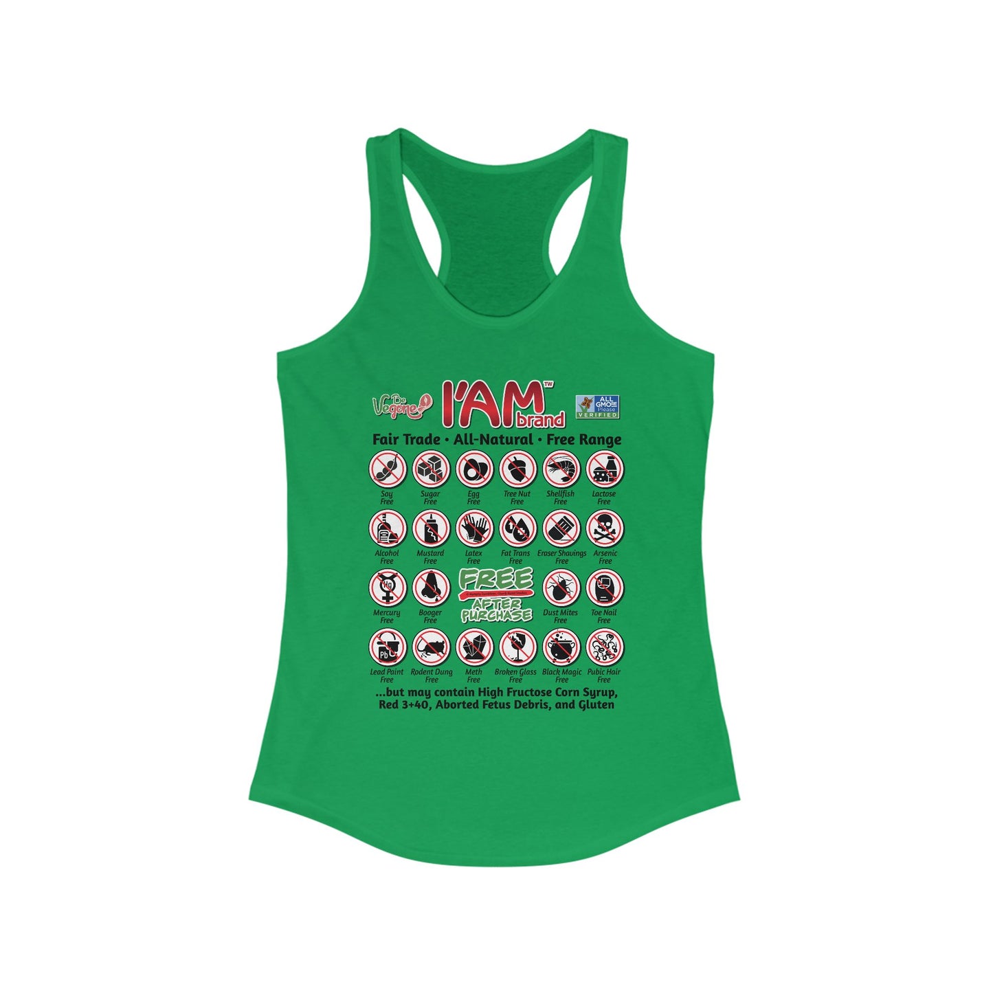 DK228: Free After Purchase - Ladies Racerback Tank