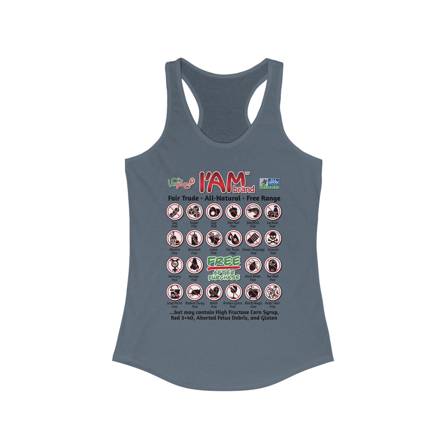 DK228: Free After Purchase - Ladies Racerback Tank