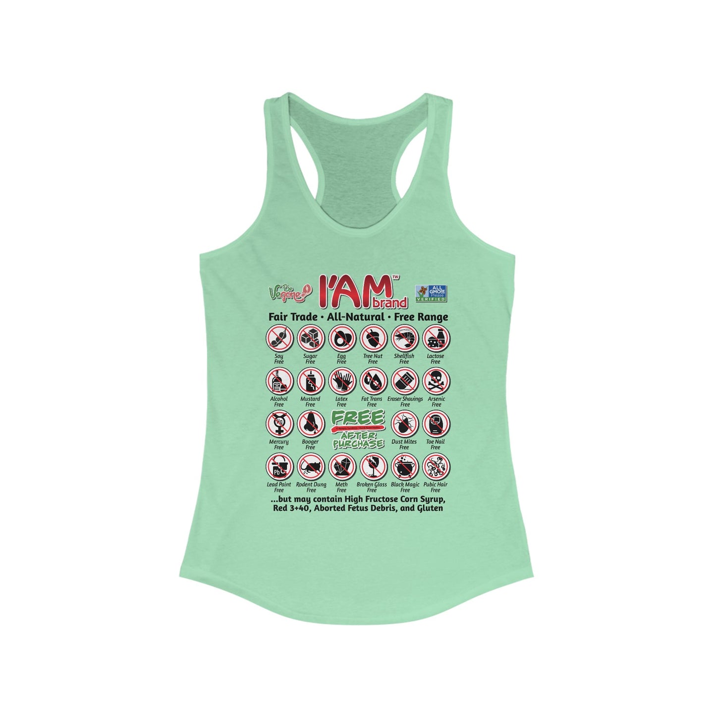 DK228: Free After Purchase - Ladies Racerback Tank