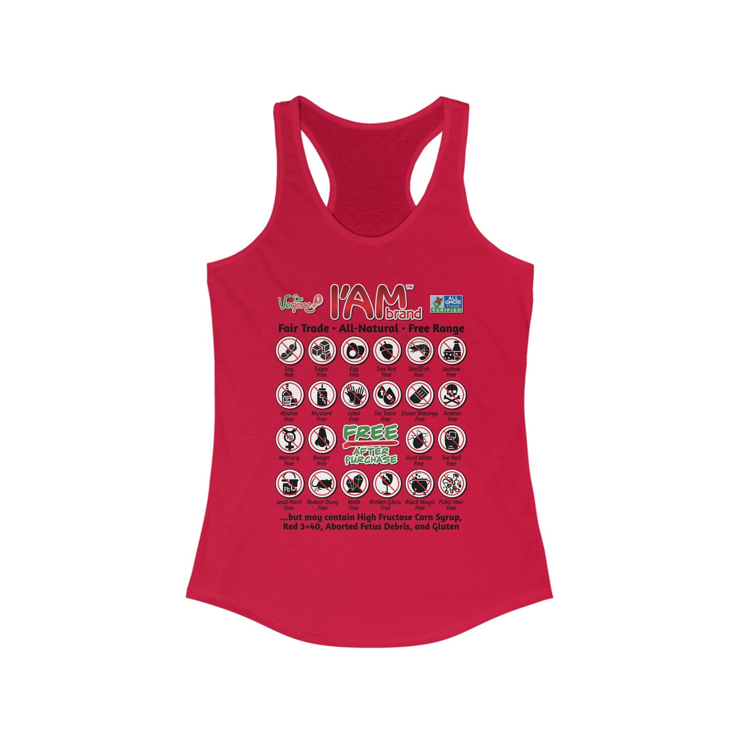 DK228: Free After Purchase - Ladies Racerback Tank