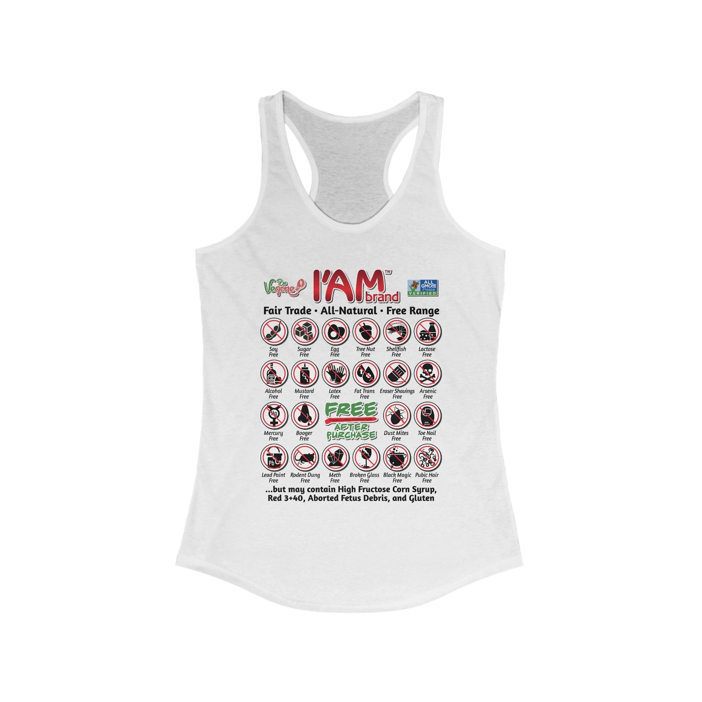 DK228: Free After Purchase - Ladies Racerback Tank