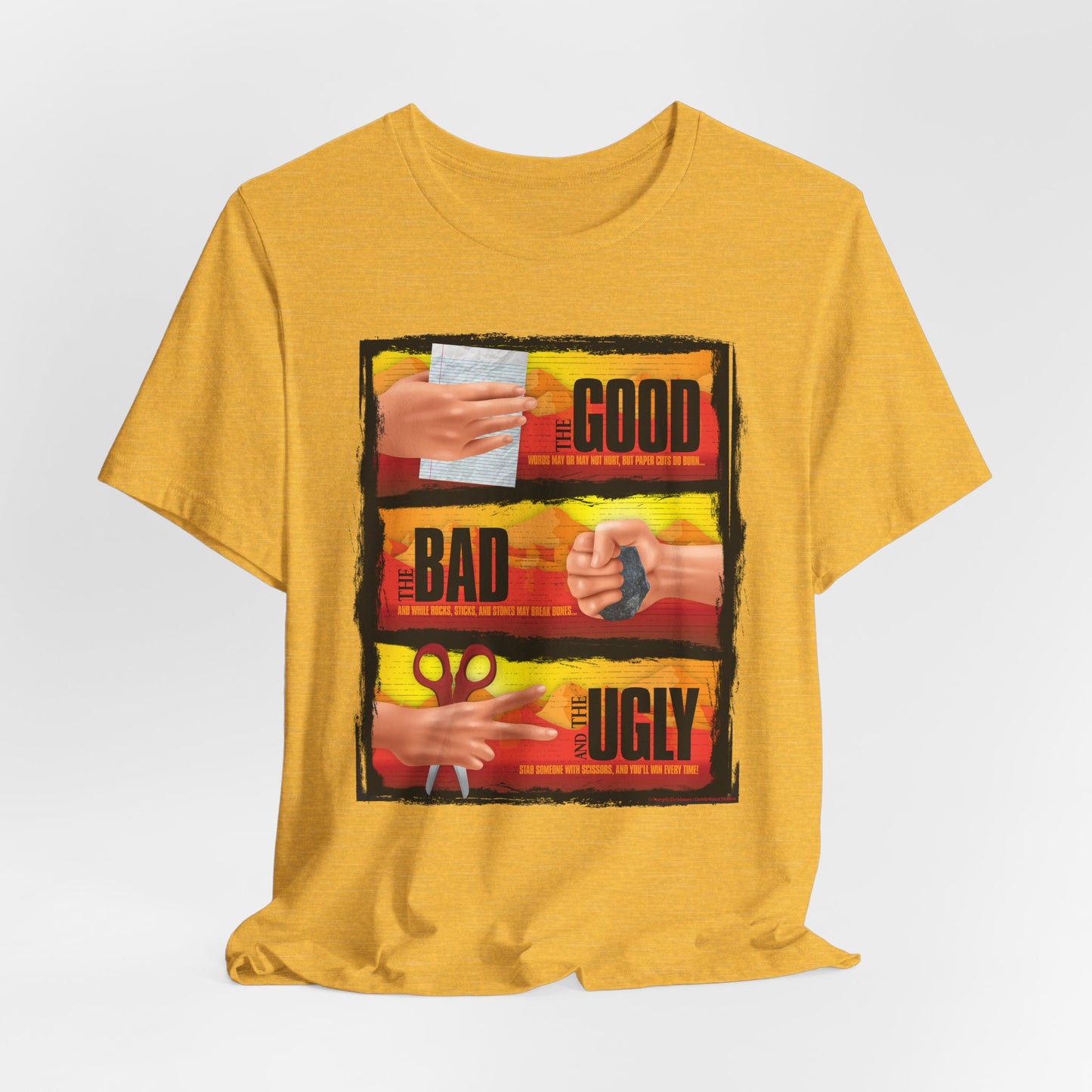 DK173: Roshambo Gone Wild West - Unisex S/S T-Shirt