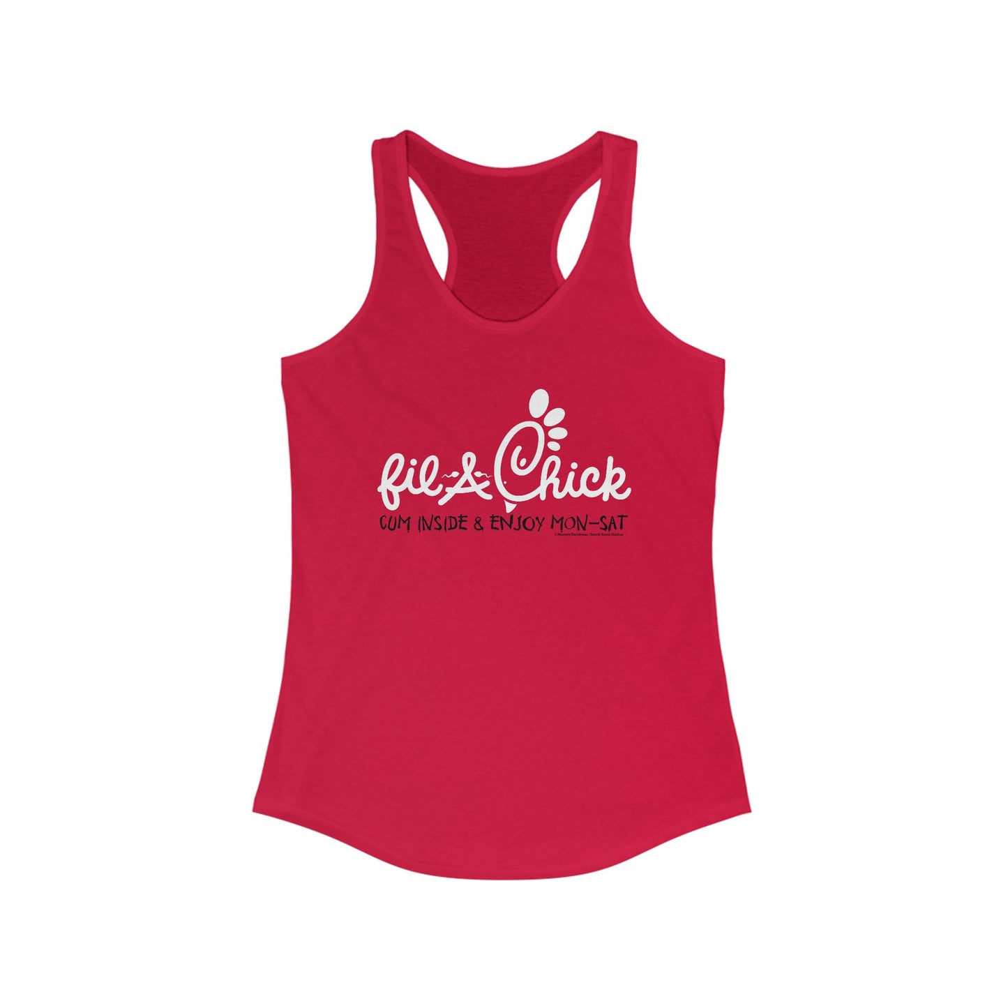 DK87: Fil-A-Chick - Ladies Racerback Tank