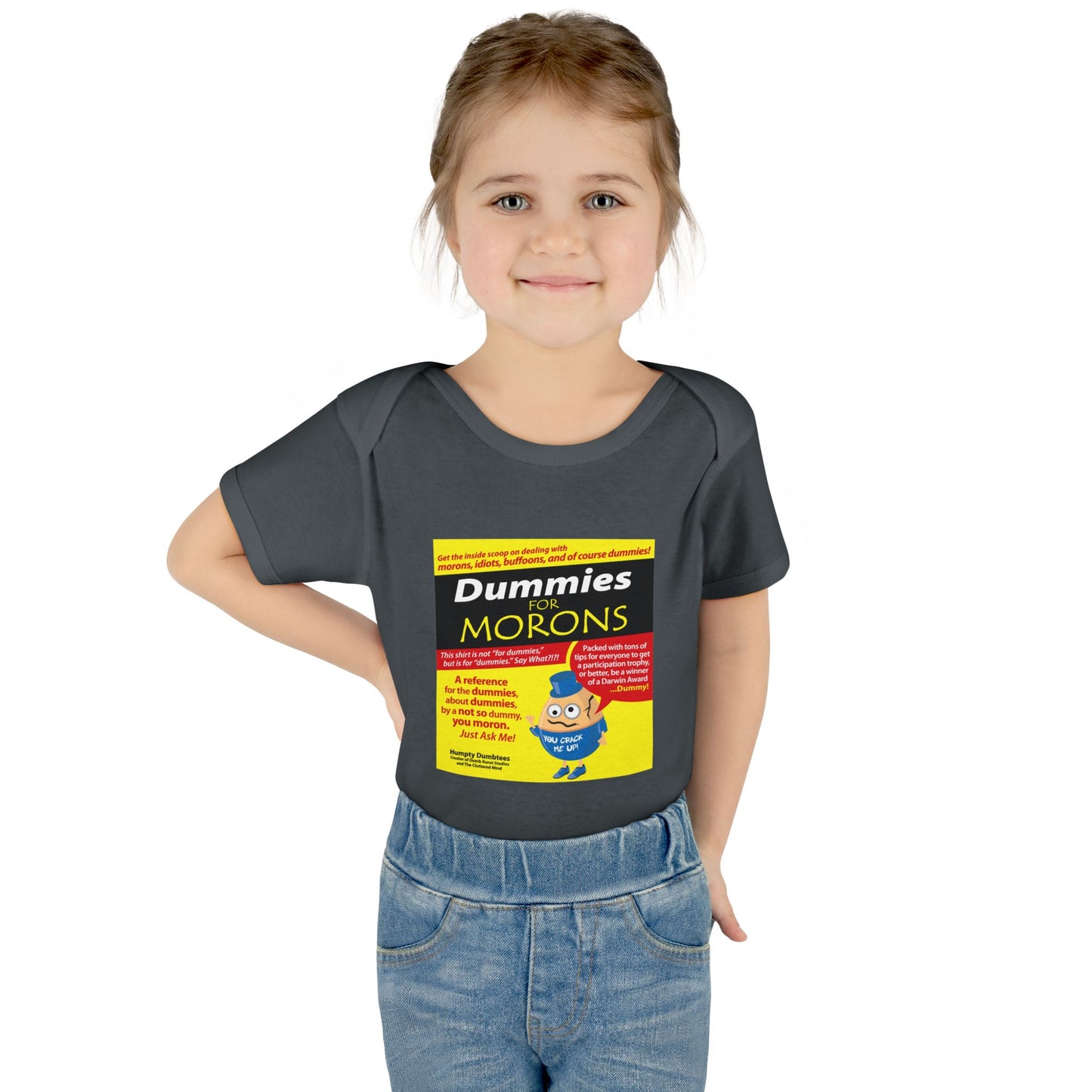 DK111: Dummies For Morons - Infant Sized Onsie