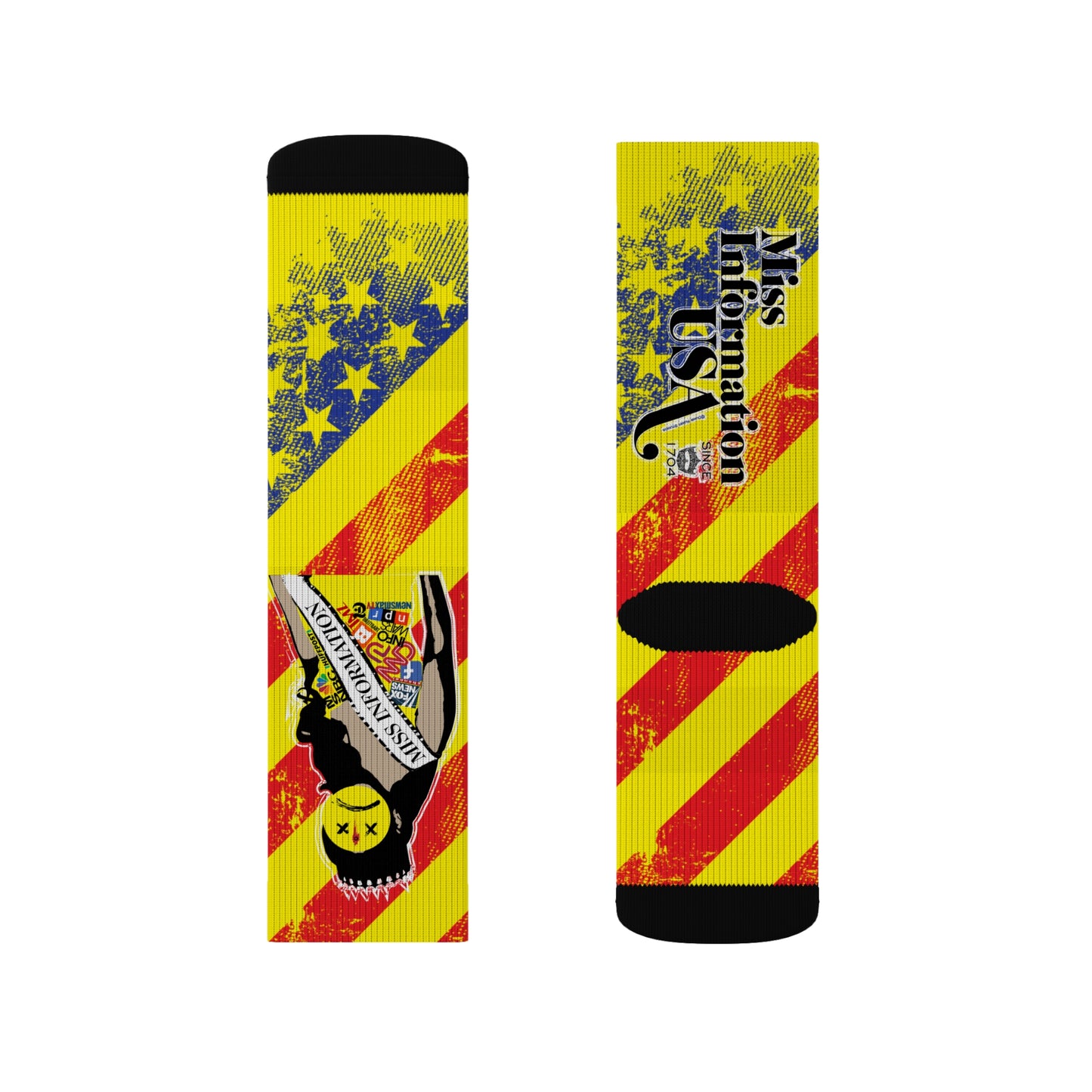 DK60: Miss Information USA - Sublimation Socks