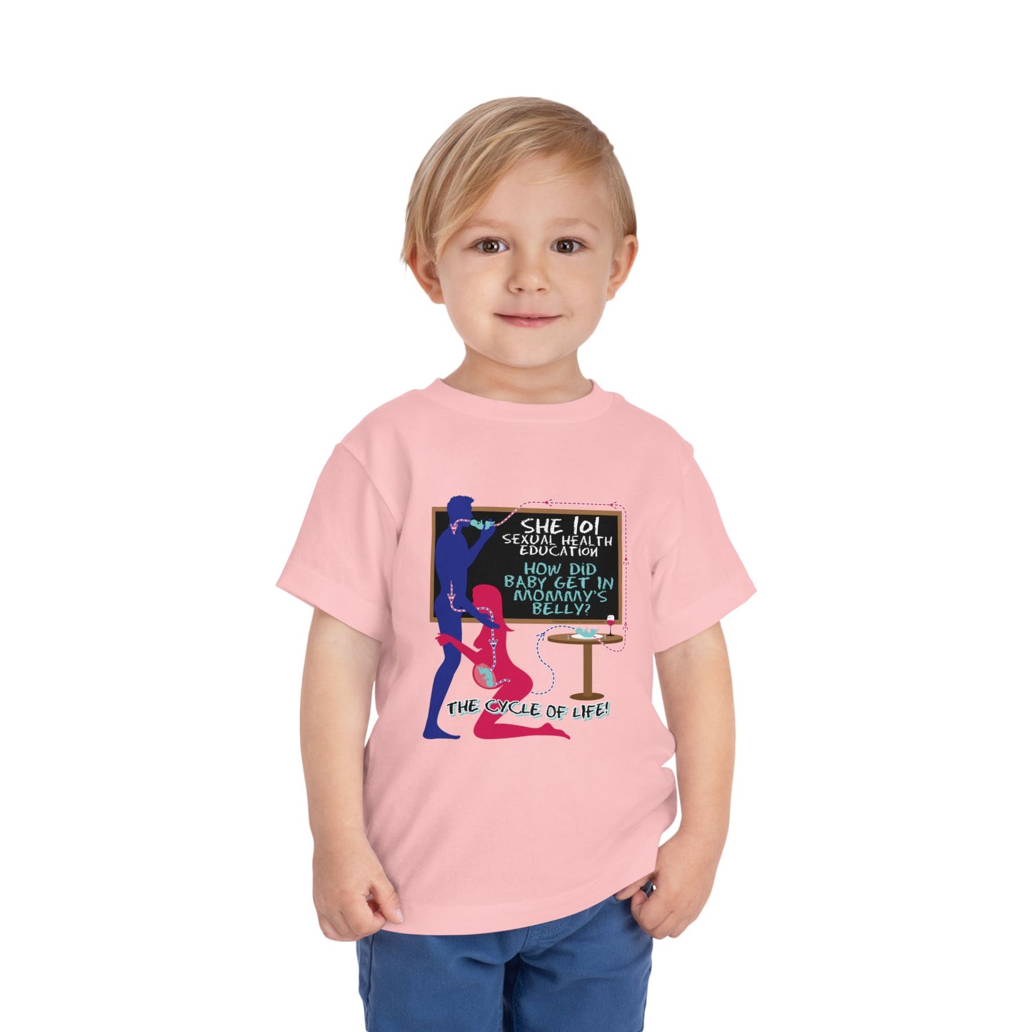 DK184: Baby In The Belly - Toddler Sized T-Shirt