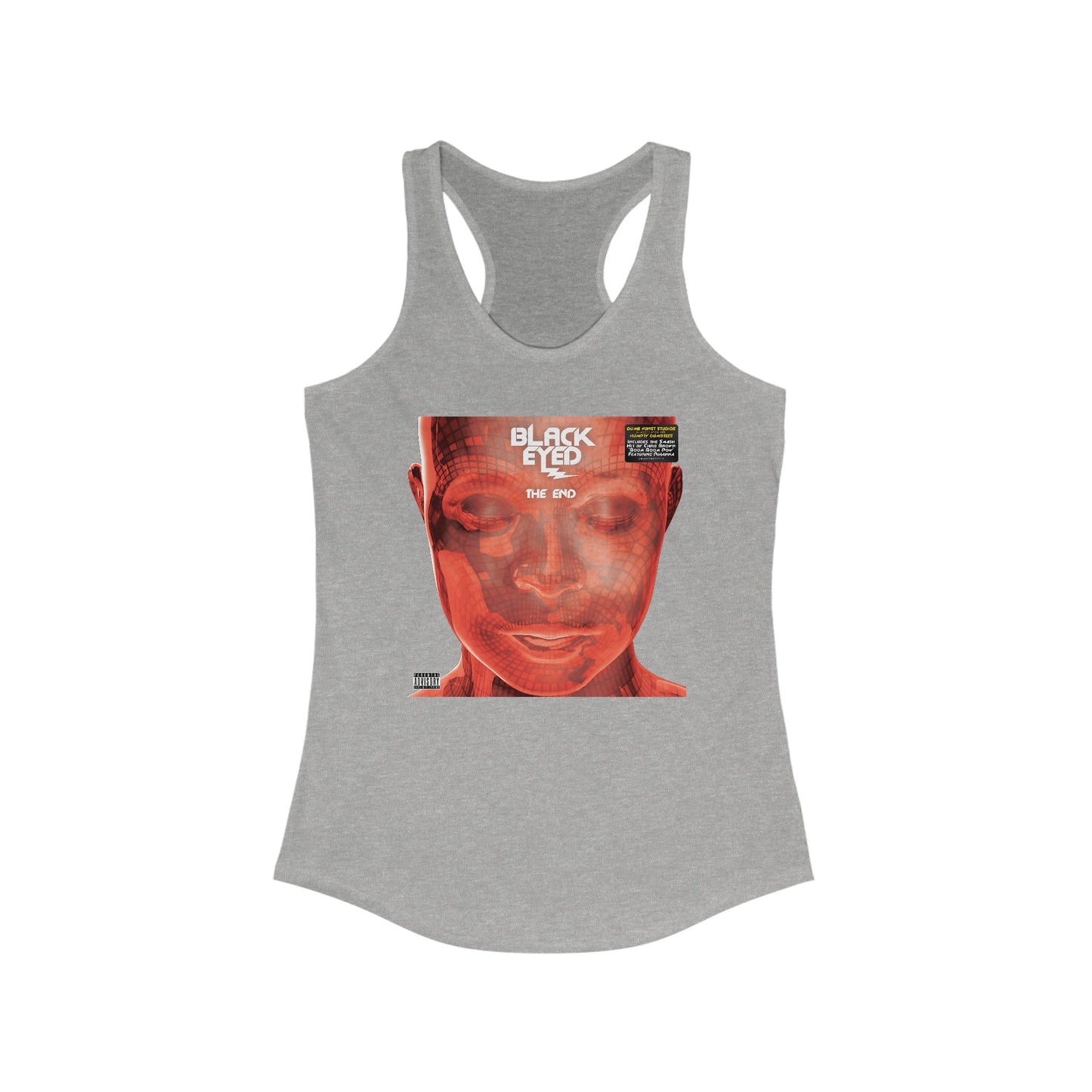 DK136: Hit With The Ladies (Black Eyed Red Edition) - Ladies Racerback Tank