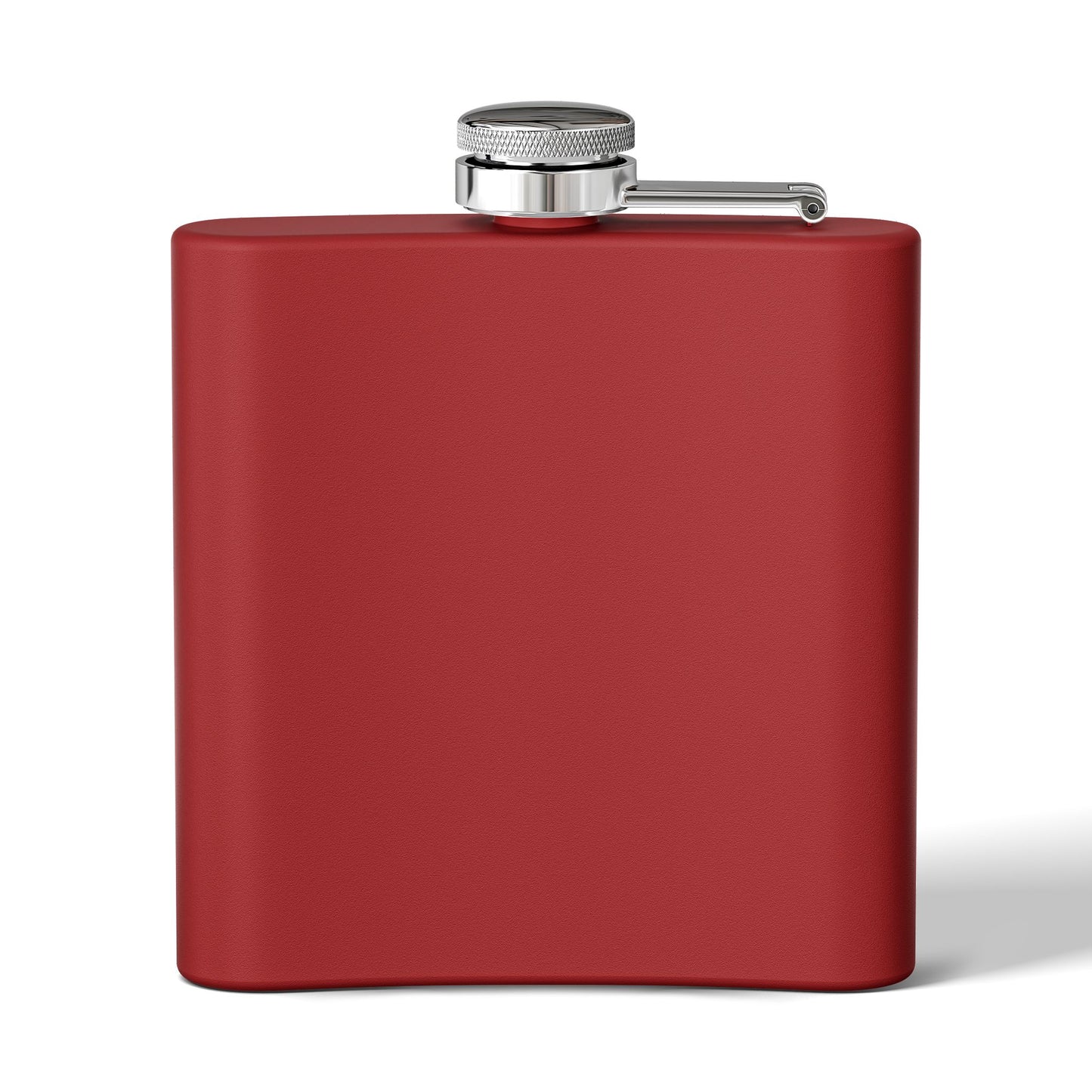 DK194: Think Outside The Box - 6oz Stainless Steel Hip Flask