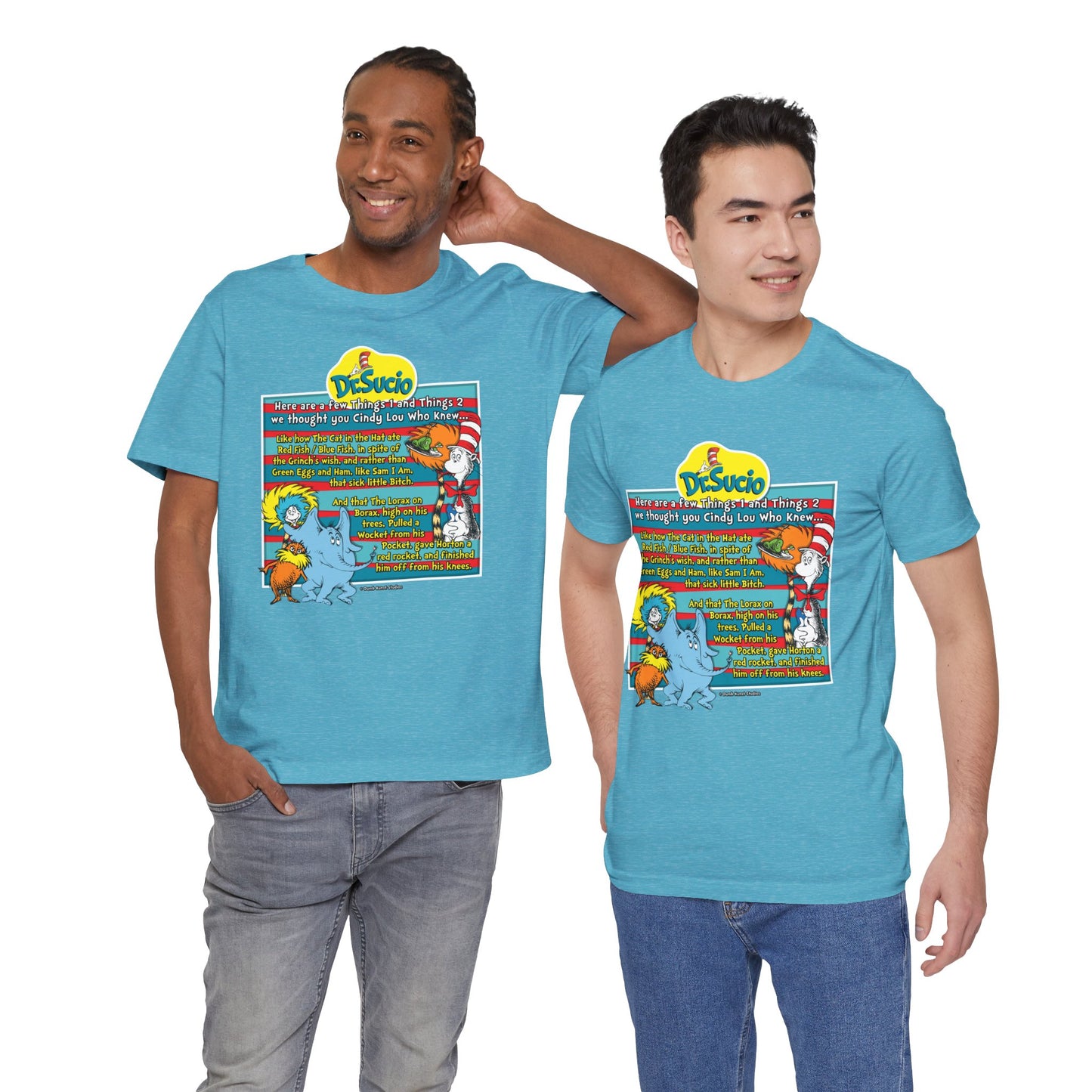 DK64: Doctored Seuss (Dirty Dr. Sucio) - Unisex S/S T-Shirt