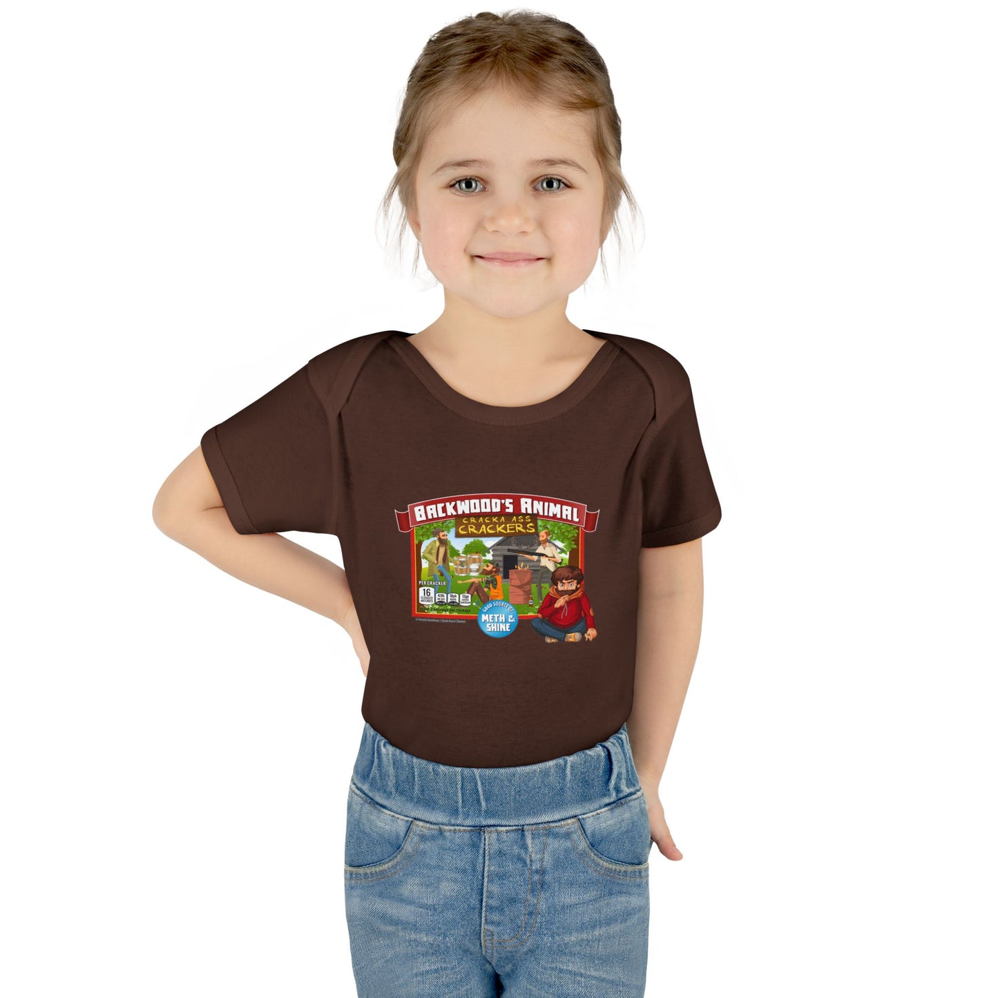DK77: Animal Cracka' Ass Crackas - Infant Sized Onsie