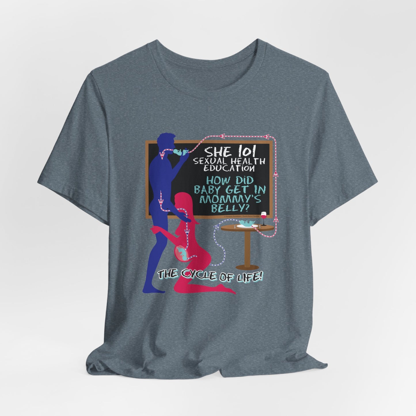 DK184: Baby In The Belly - Unisex S/S T-Shirt
