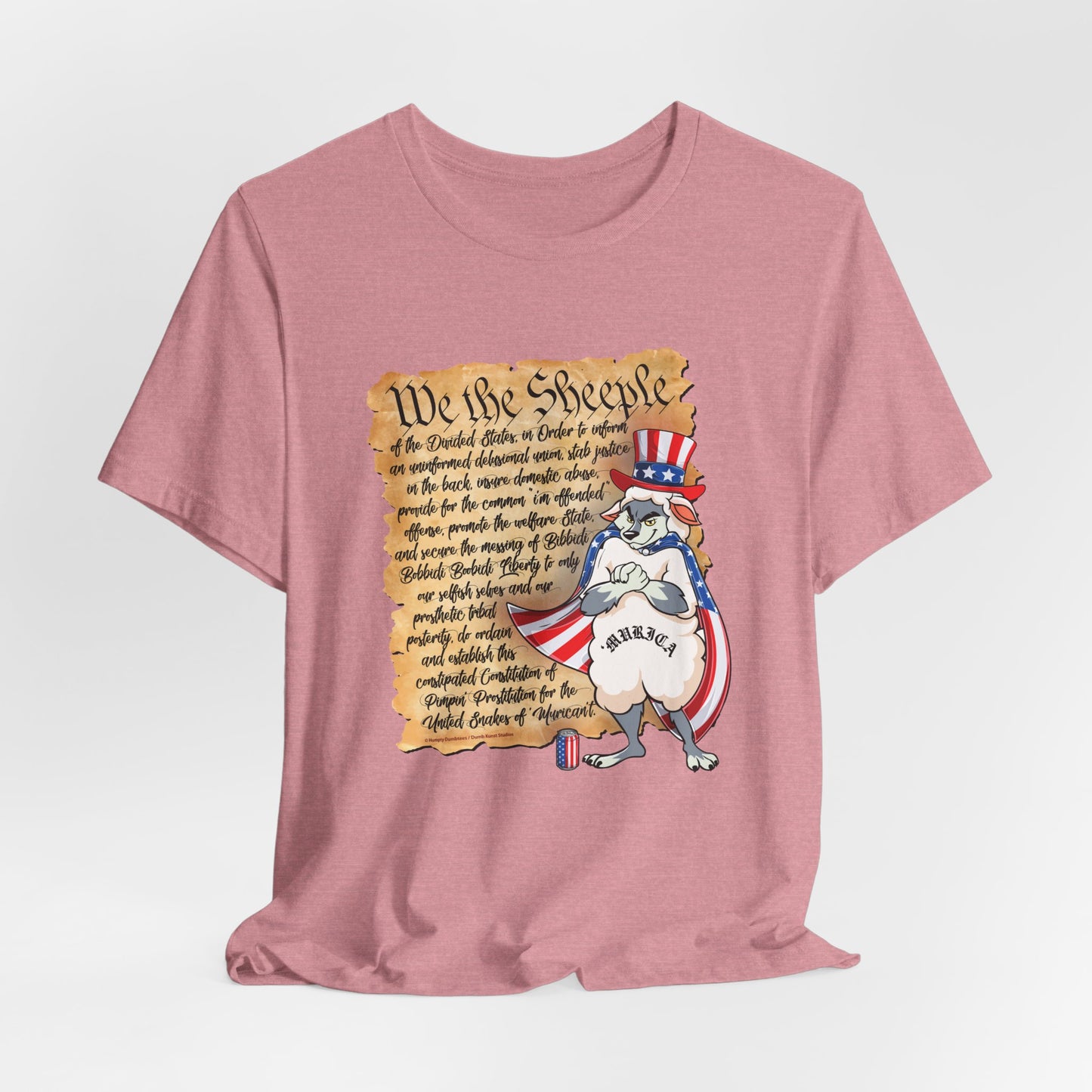 DK216: We The Sheeple - Unisex S/S T-Shirt