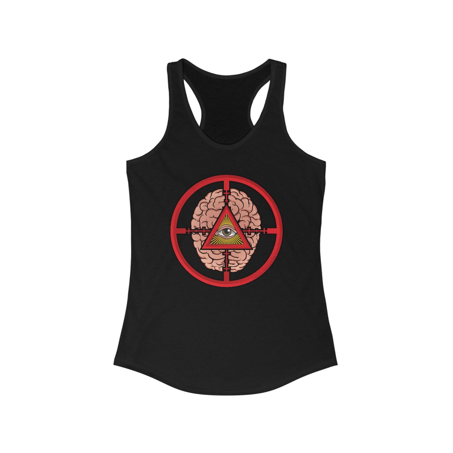 DK41: The Cluttered Mind - Ladies Racerback Tank