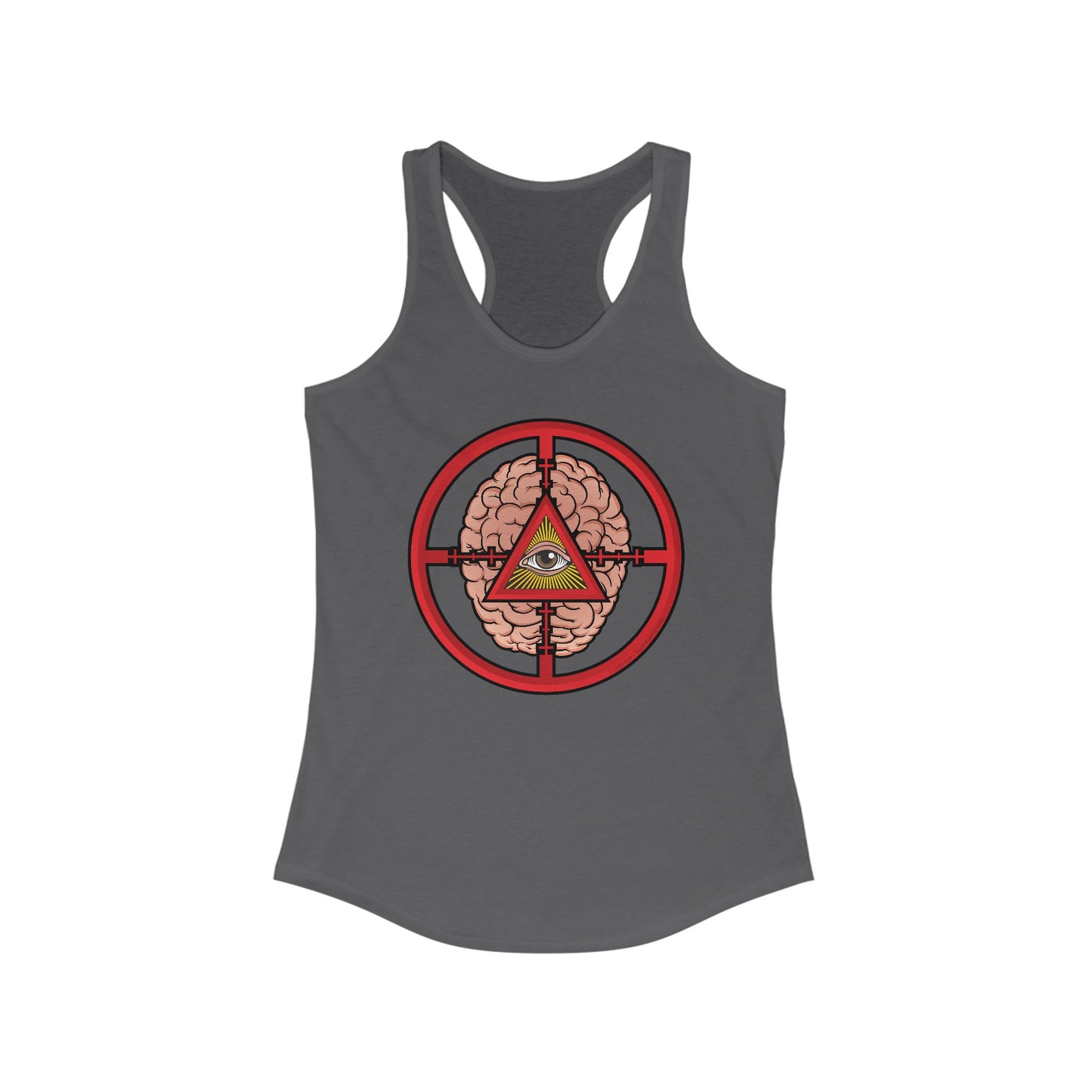 DK41: The Cluttered Mind - Ladies Racerback Tank